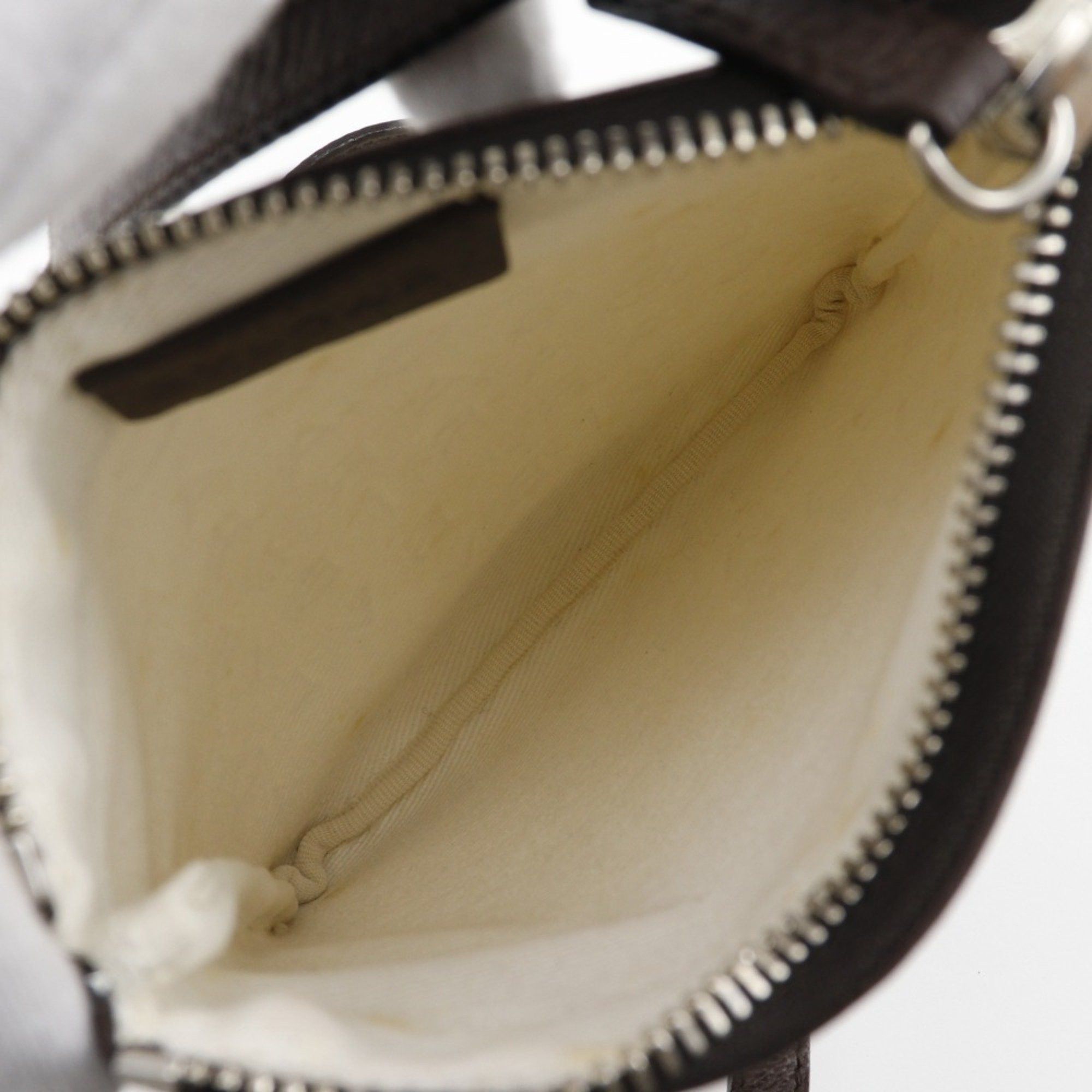 Bvlgari BVLGARI Mania Shoulder Bag Pochette Canvas x Leather Beige Logo Unisex Size ONE SIZE - 6 Thumbnail