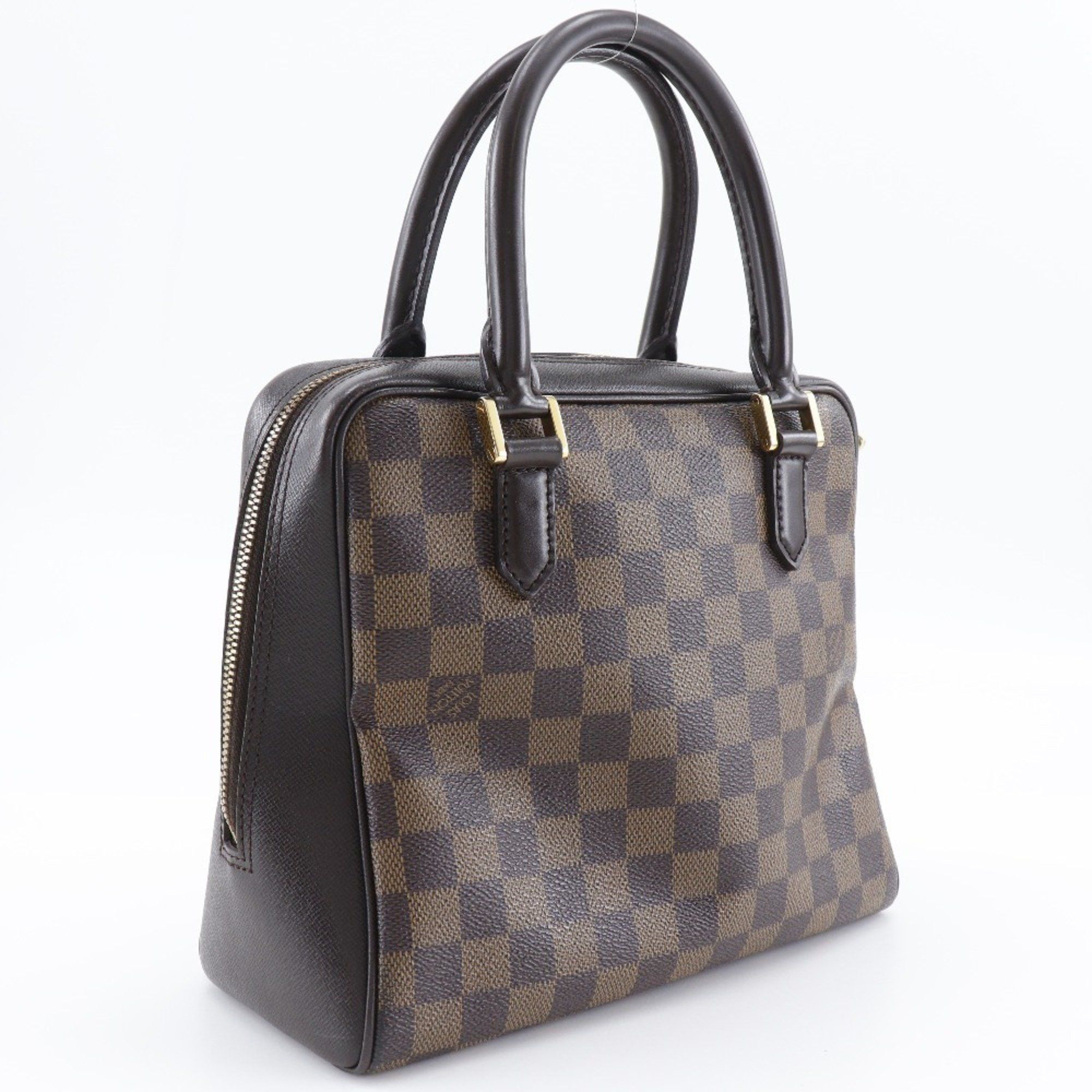 Louis Vuitton Louis Vuitton Triana Handbag N51155 Damier Canvas 1998 Brown VI0958 A5 Double Women's Size ONE SIZE - 3 Thumbnail
