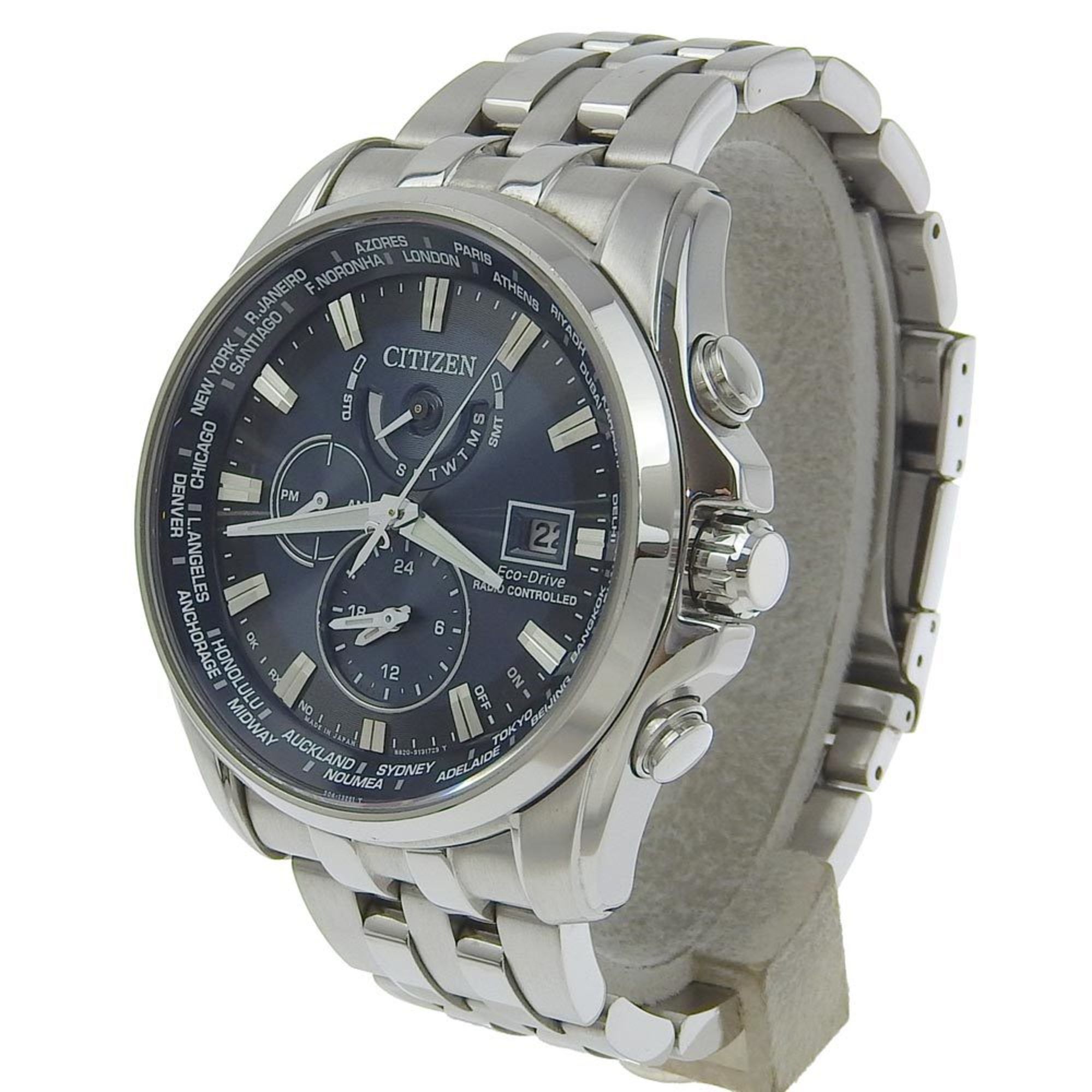 Citizen CITIZEN Eco-Drive Watch Limited Edition H820-T021697 Stainless Steel Solar Radio Navy Dial Eco Drive Men's Size ONE SIZE - 2 Thumbnail