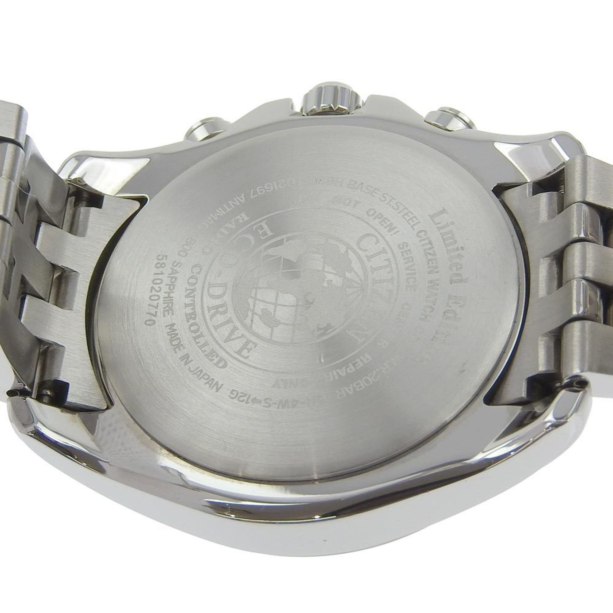 Citizen CITIZEN Eco-Drive Watch Limited Edition H820-T021697 Stainless Steel Solar Radio Navy Dial Eco Drive Men's Size ONE SIZE - 5 Thumbnail