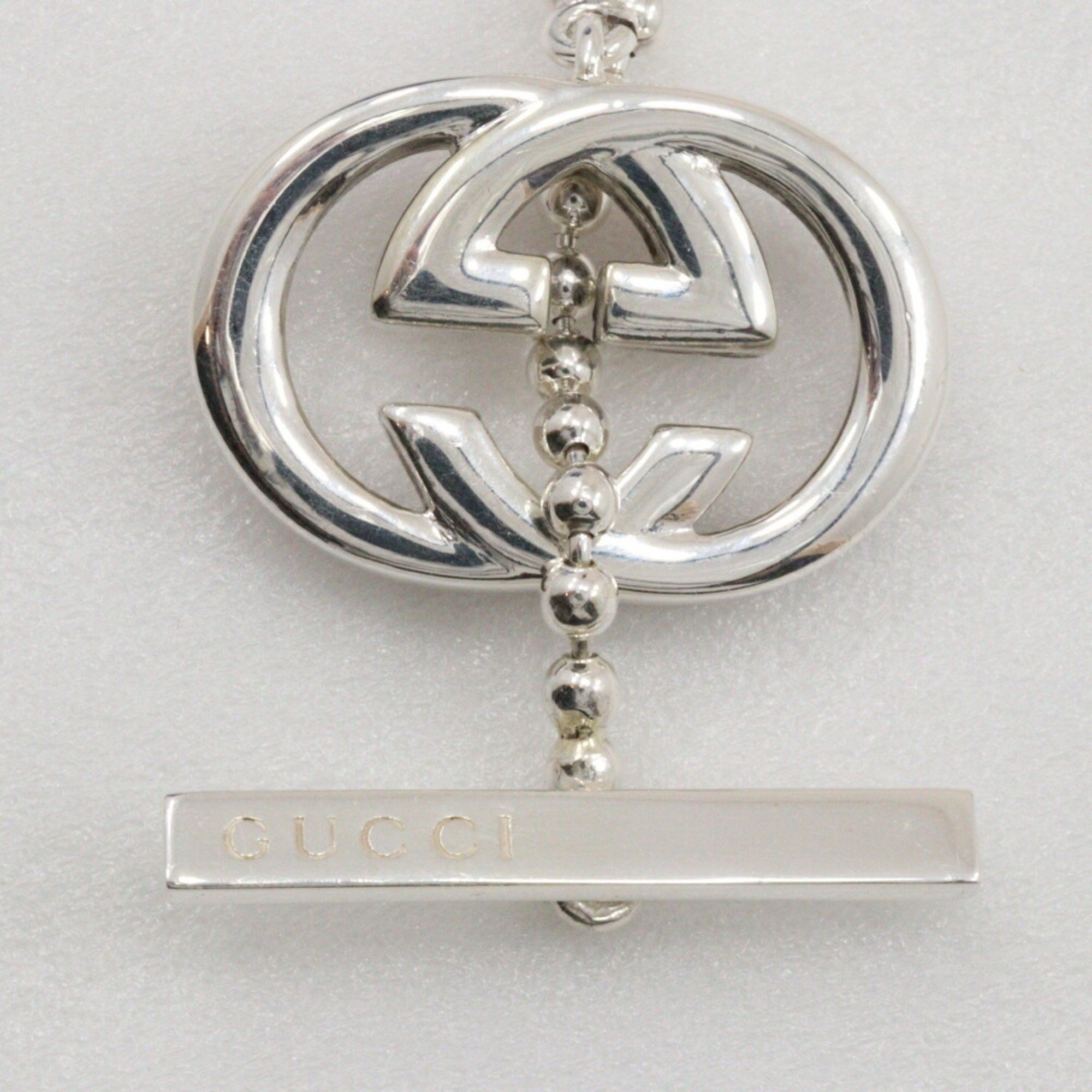 Gucci Gucci Interlocking G Bracelet Ball Chain Silver 925 Red Approx. 20.8g Unisex Size ONE SIZE - 5 Thumbnail