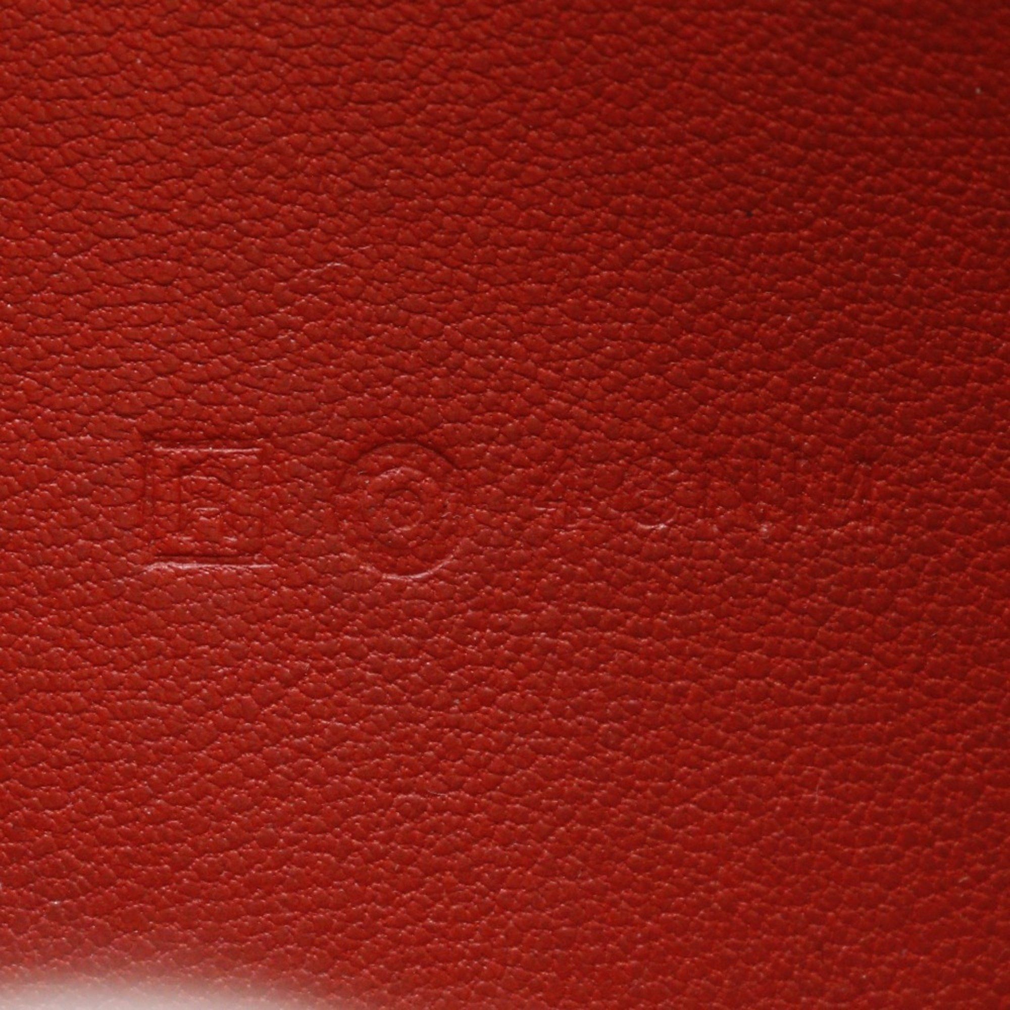 Hermes Hermes Dogon Long Wallet Togo 2014 Red □R Belt Clasp Ladies Size ONE SIZE - 12 Thumbnail