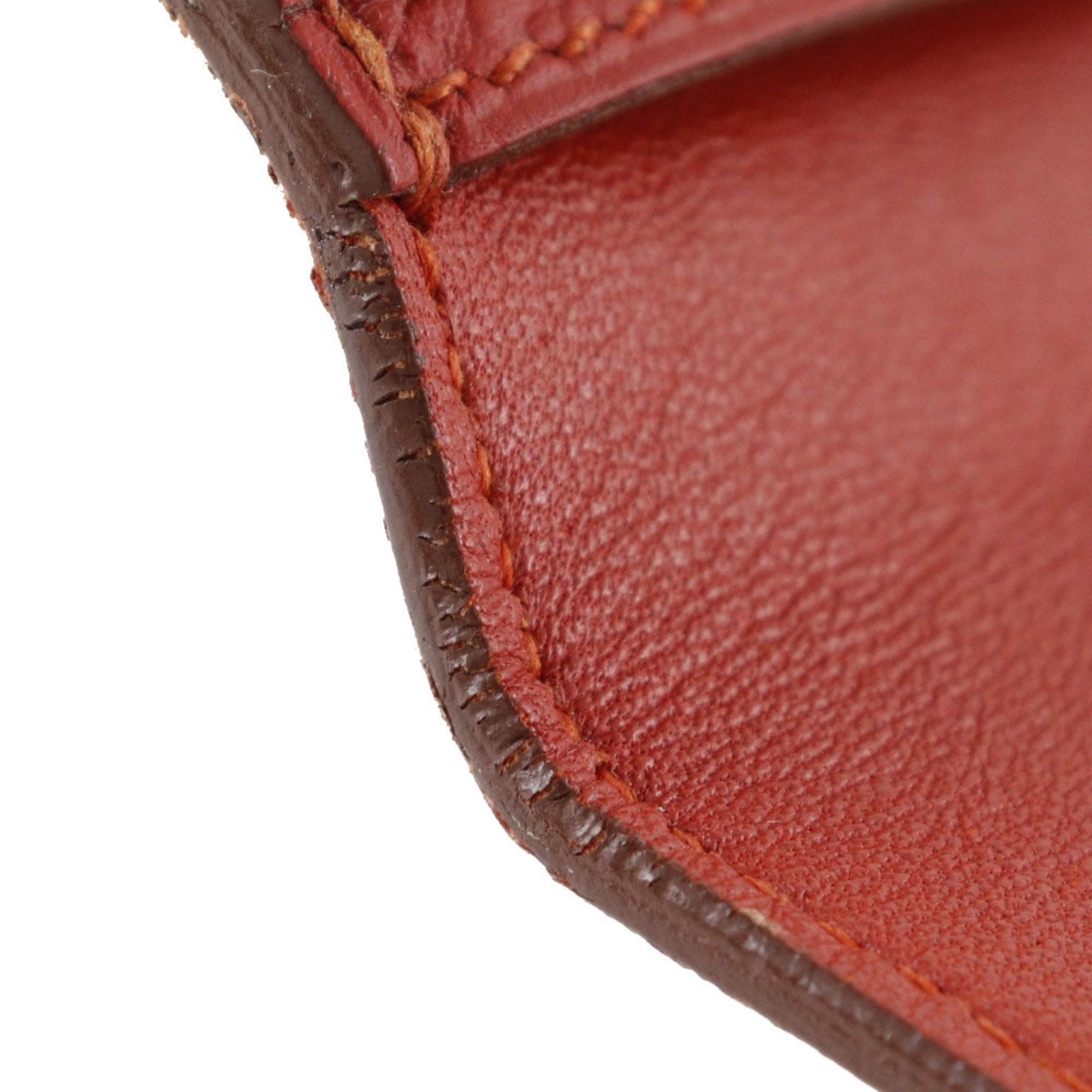Hermes Hermes Dogon Long Wallet Togo 2014 Red □R Belt Clasp Ladies Size ONE SIZE - 9 Thumbnail
