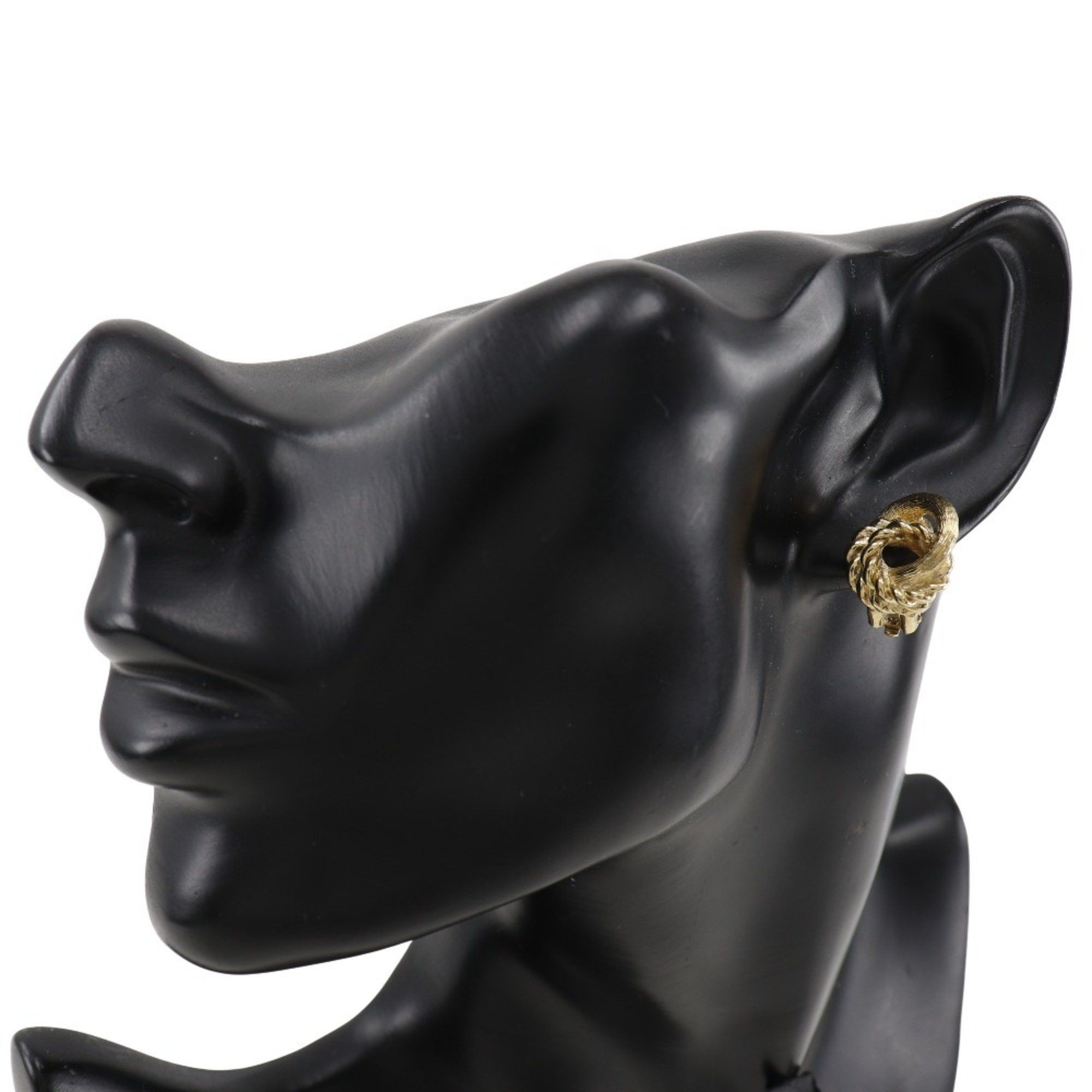 Dior Christian Dior Earrings Gold Plated Approx. 8.5g Women's Size ONE SIZE - 2 Thumbnail