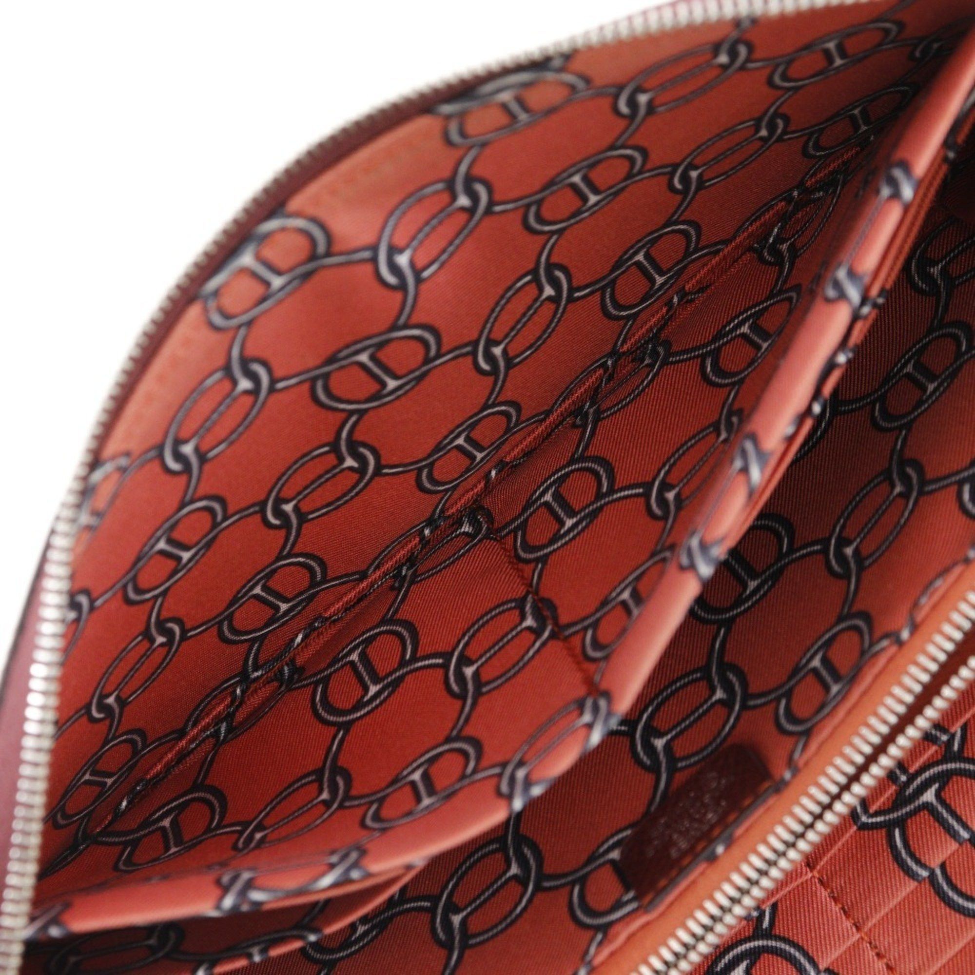 Hermes HERMES Azap Long Silk Inn Wallet Epsom Leather Rouge H 2014 Bordeaux □R Women's Size ONE SIZE - 7 Thumbnail