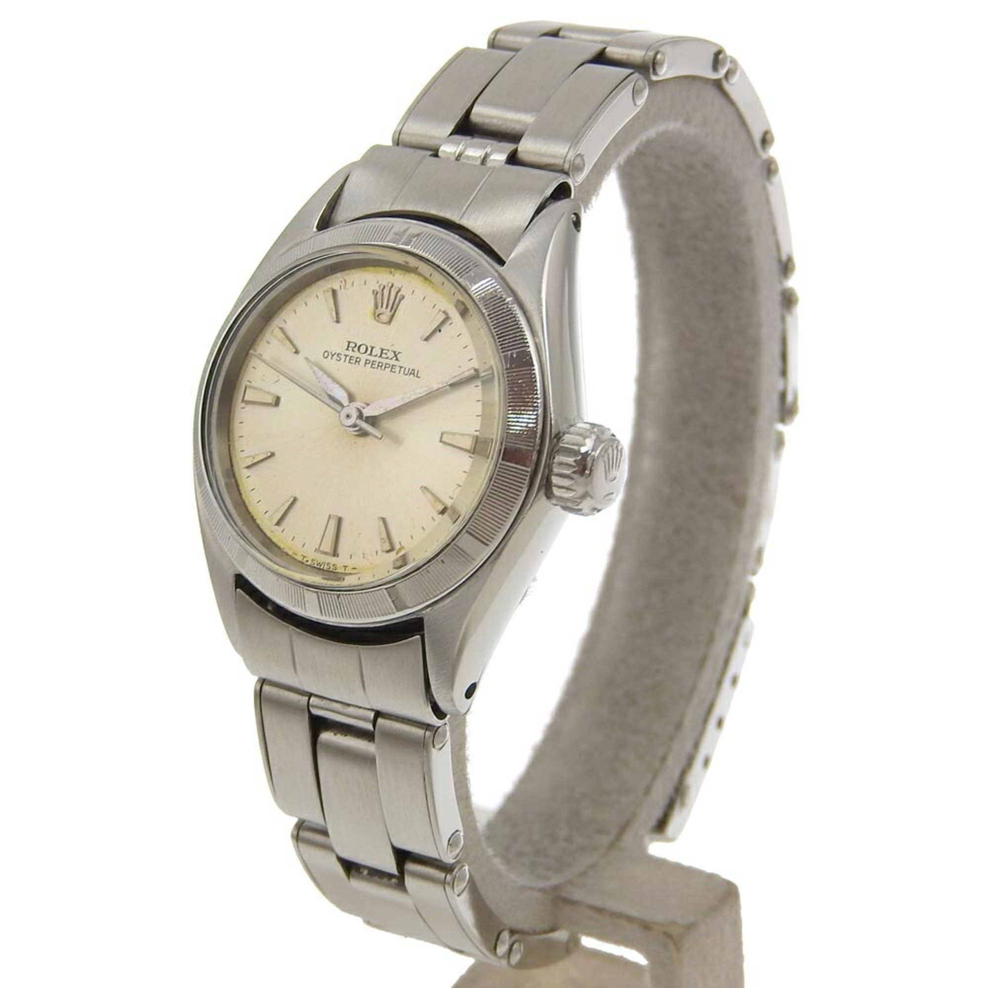 Rolex Rolex Oyster Perpetual Watch Thunderbird Bezel 6623 Stainless Steel 1965 Automatic Silver Dial perpetual Ladies Size ONE SIZE - 2 Thumbnail