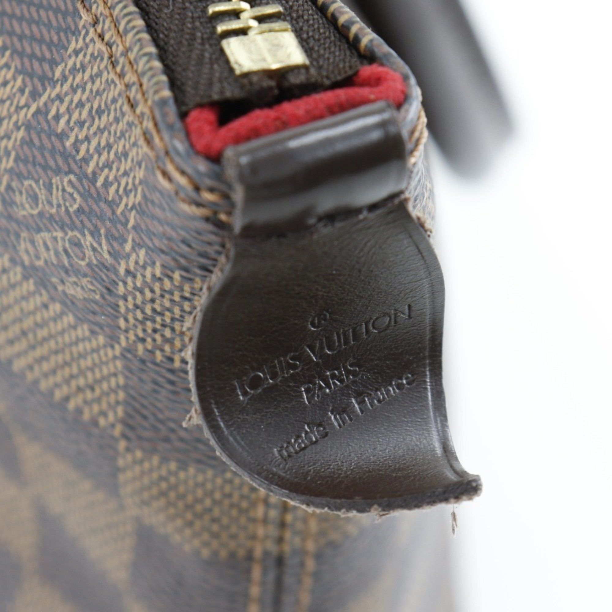 Louis Vuitton Louis Vuitton Saleya PM Tote Bag N51183 Damier Canvas 2007 Brown VI4047 A5 Women's Size ONE SIZE - 8 Thumbnail