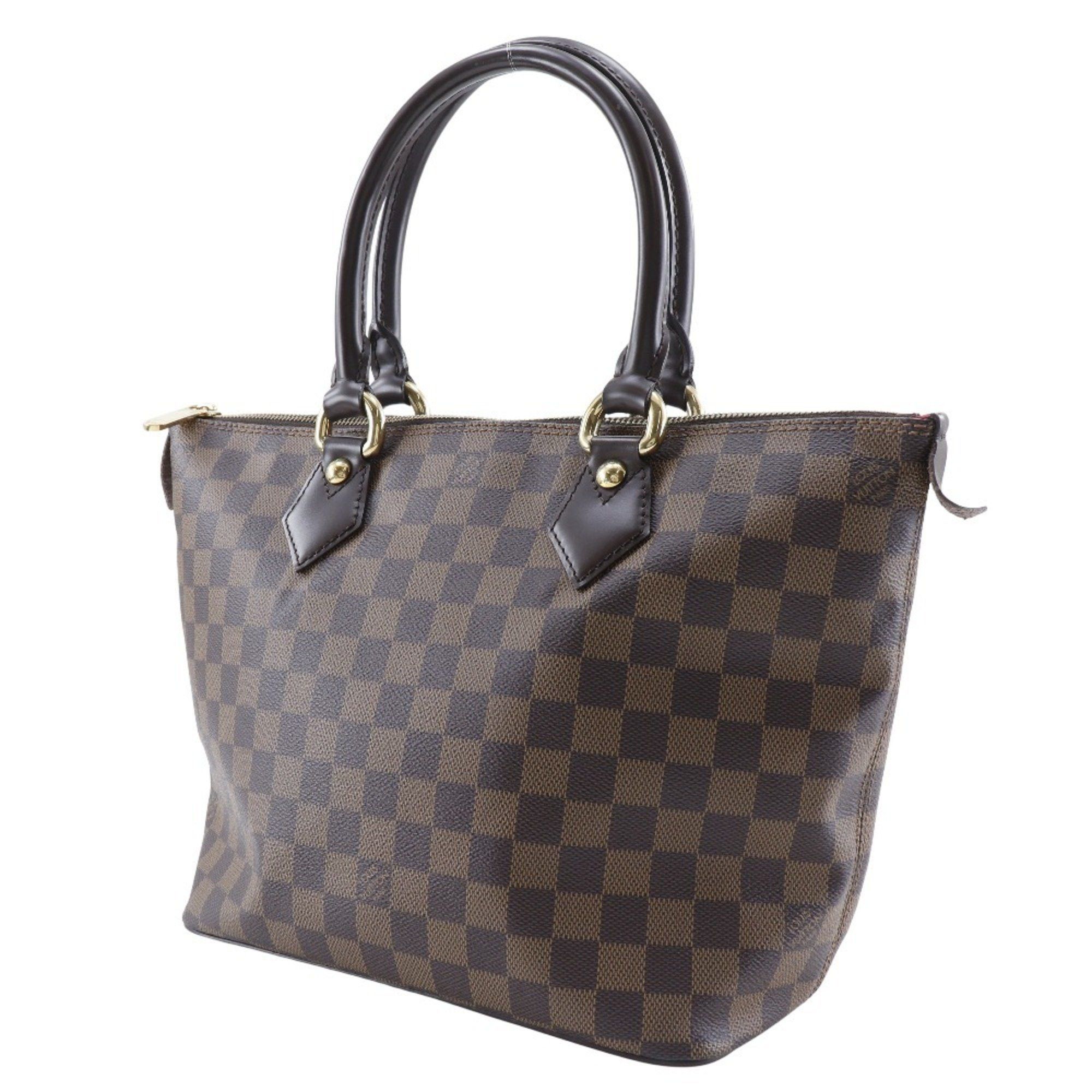 Louis Vuitton Louis Vuitton Saleya PM Tote Bag N51183 Damier Canvas 2007 Brown VI4047 A5 Women's Size ONE SIZE - 2 Thumbnail