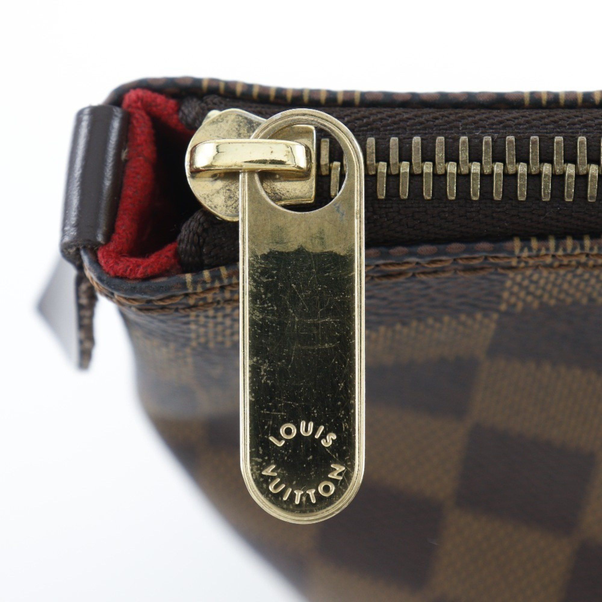Louis Vuitton Louis Vuitton Saleya PM Tote Bag N51183 Damier Canvas 2007 Brown VI4047 A5 Women's Size ONE SIZE - 7 Thumbnail