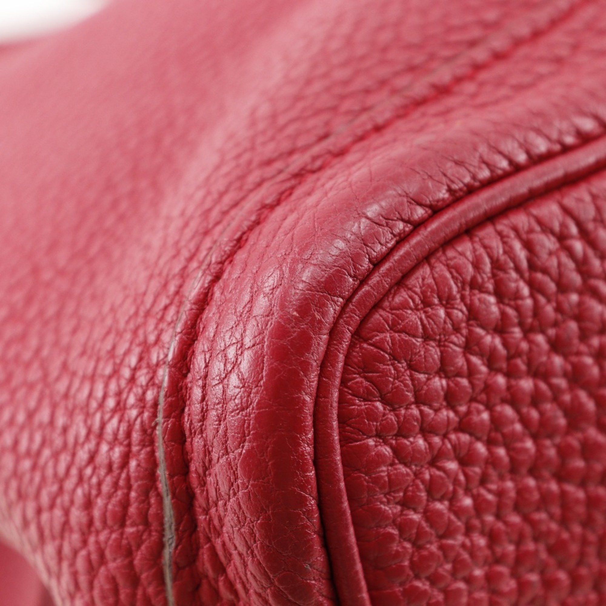 Hermes Hermes Garden PM Tote Bag Negonda Bougainvillea 2012 Red □P Snap Button party Ladies Size ONE SIZE - 4 Thumbnail