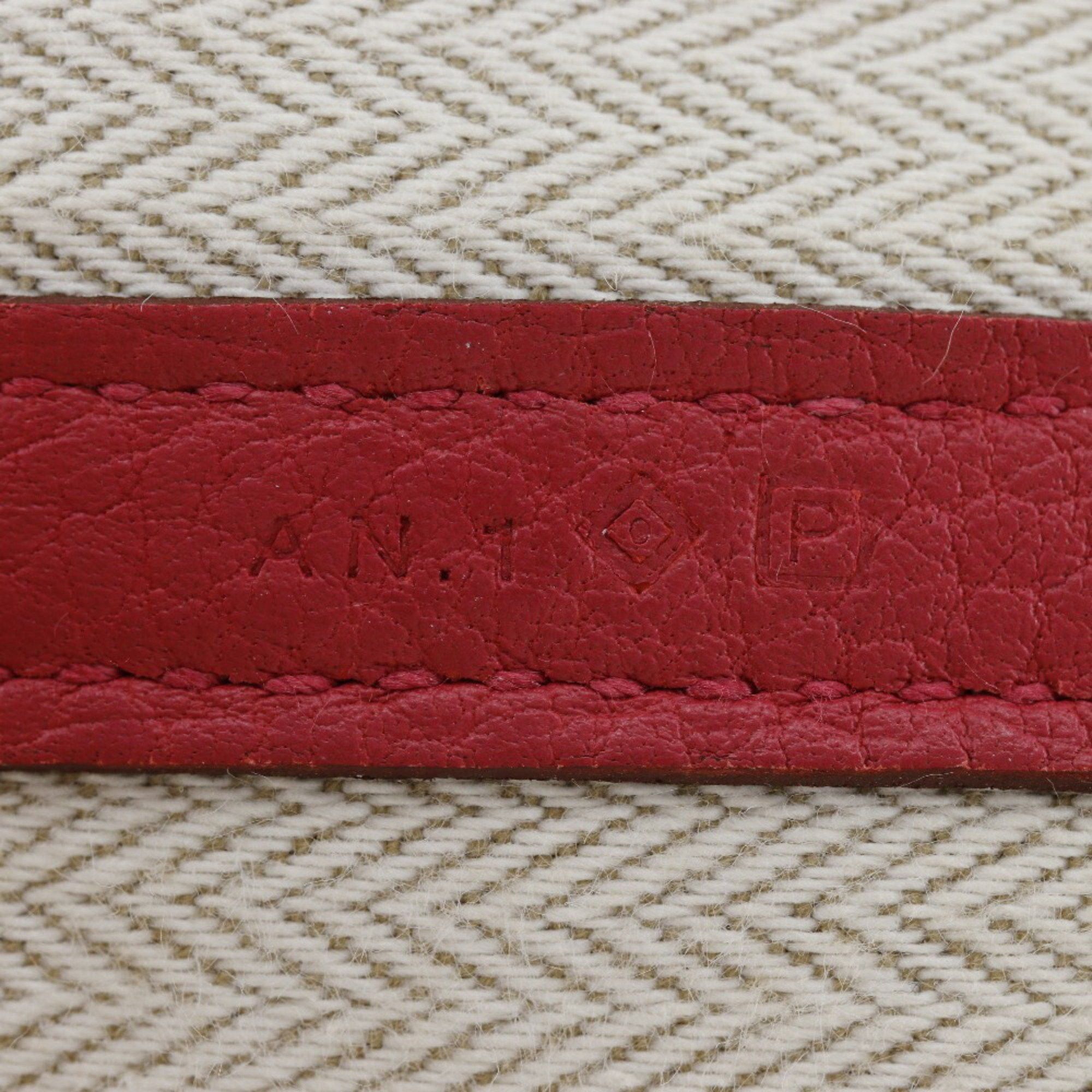 Hermes Hermes Garden PM Tote Bag Negonda Bougainvillea 2012 Red □P Snap Button party Ladies Size ONE SIZE - 9 Thumbnail