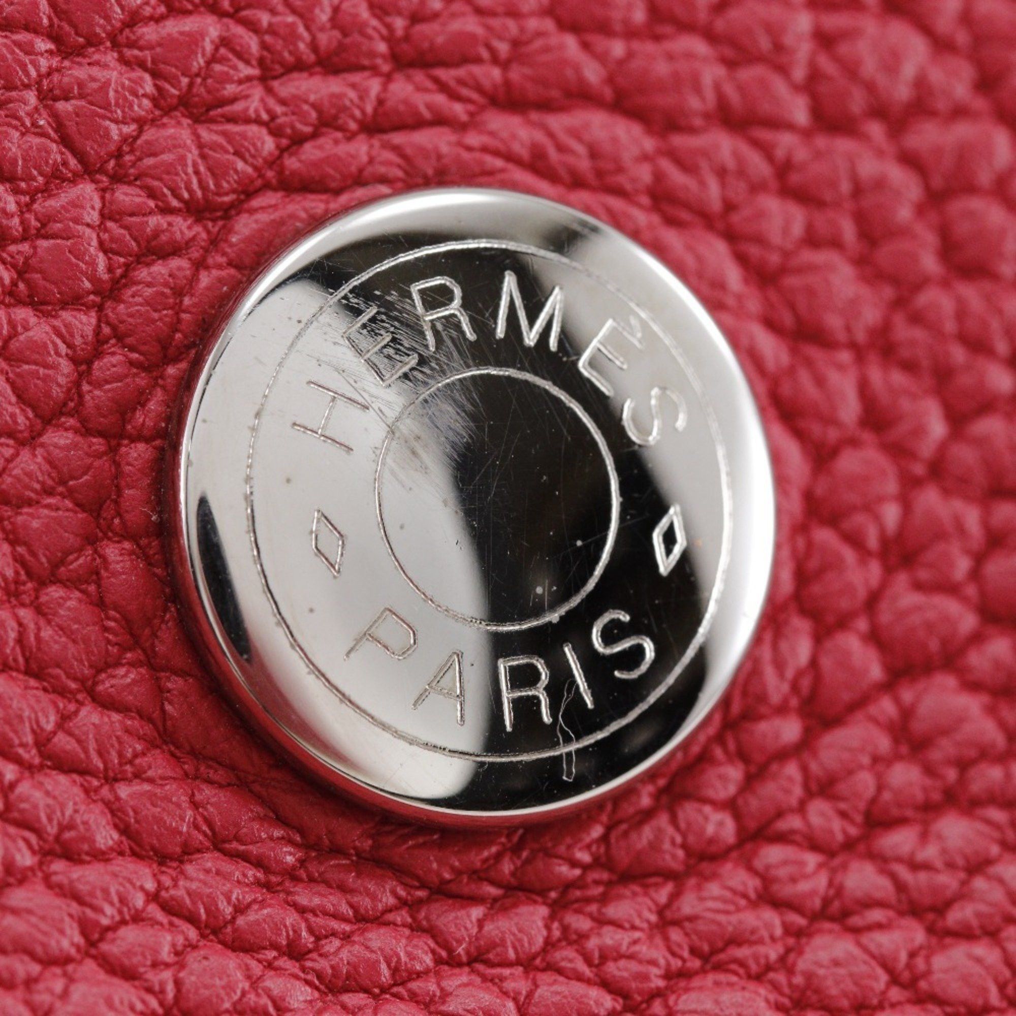 Hermes Hermes Garden PM Tote Bag Negonda Bougainvillea 2012 Red □P Snap Button party Ladies Size ONE SIZE - 8 Thumbnail