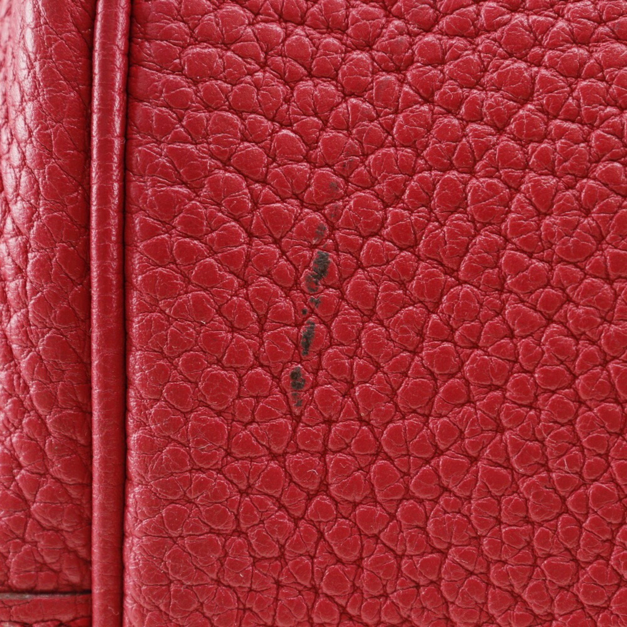 Hermes Hermes Garden PM Tote Bag Negonda Bougainvillea 2012 Red □P Snap Button party Ladies Size ONE SIZE - 7 Thumbnail