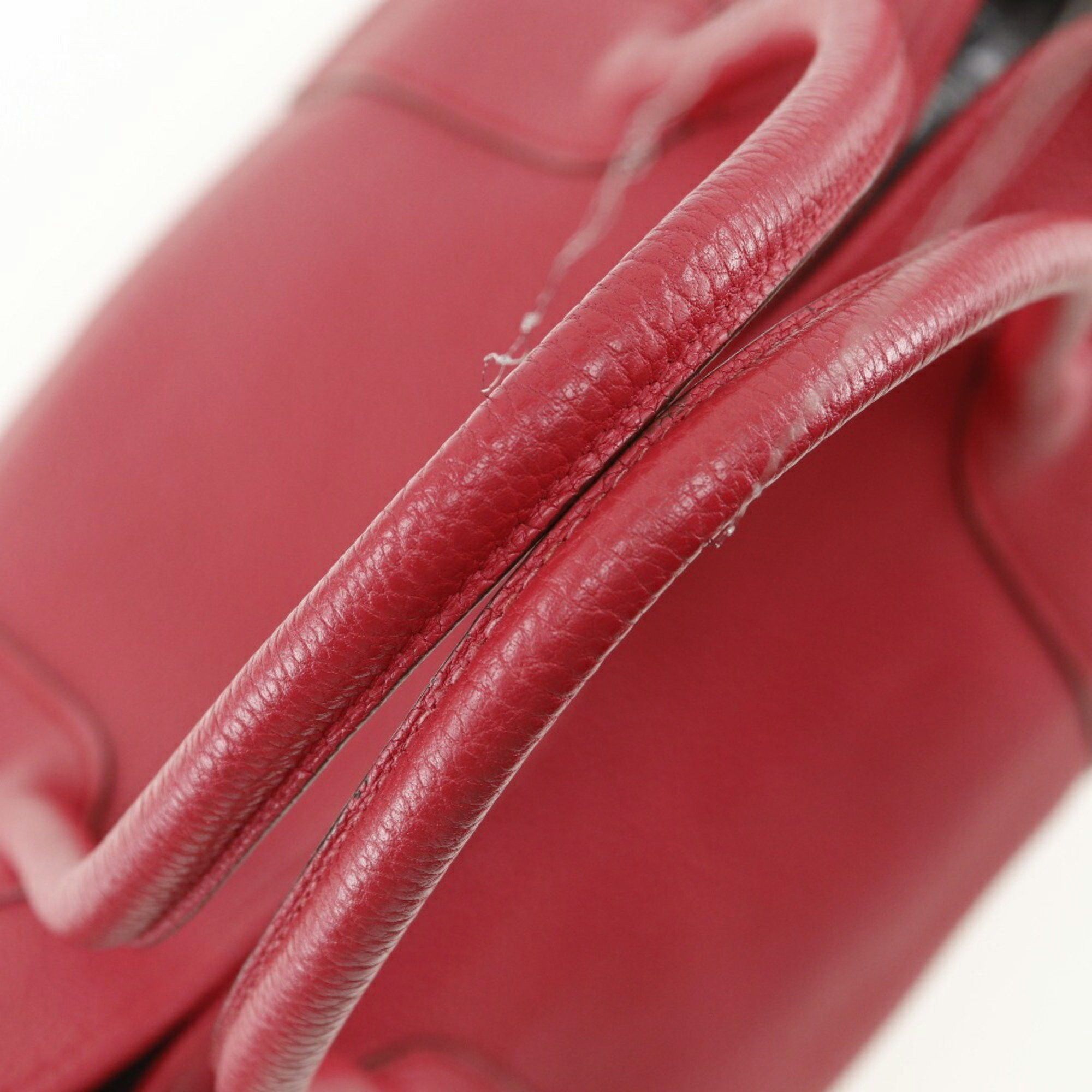 Hermes Hermes Garden PM Tote Bag Negonda Bougainvillea 2012 Red □P Snap Button party Ladies Size ONE SIZE - 5 Thumbnail