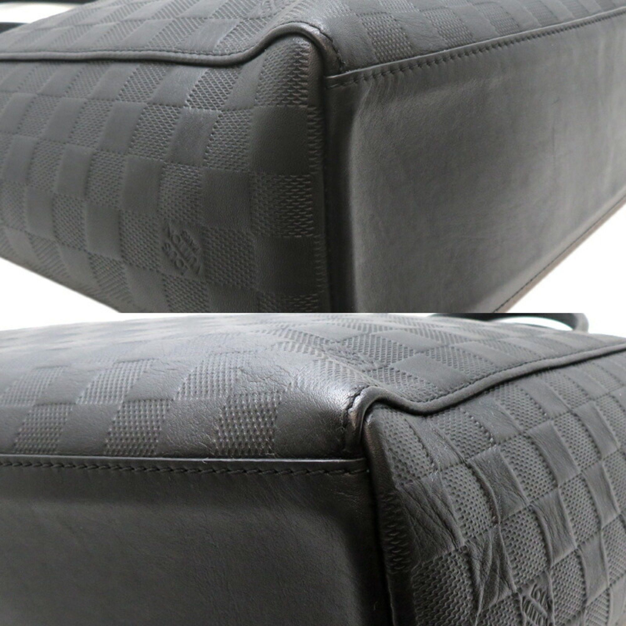 Louis Vuitton Louis Vuitton Cabas Voyage Women's and Men's Tote Bag N42239 Damier Infini Onyx Size ONE SIZE - 8 Thumbnail