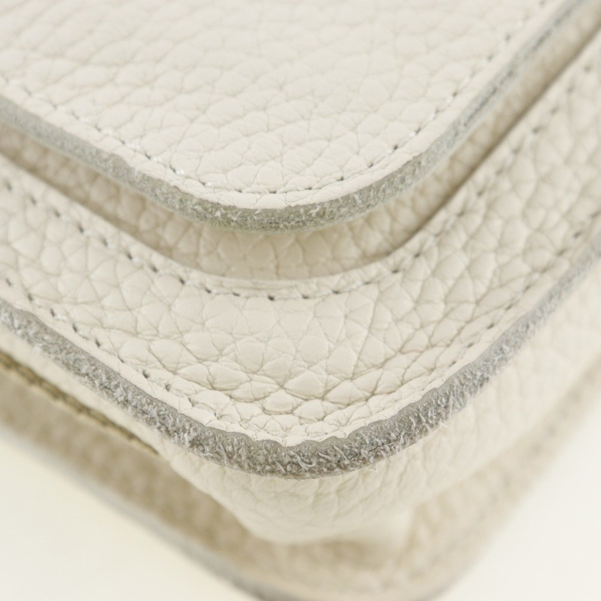 Bottega Veneta BOTTEGA VENETA Shoulder bag Calf Off-white Snap button Men's Size ONE SIZE - 4 Thumbnail