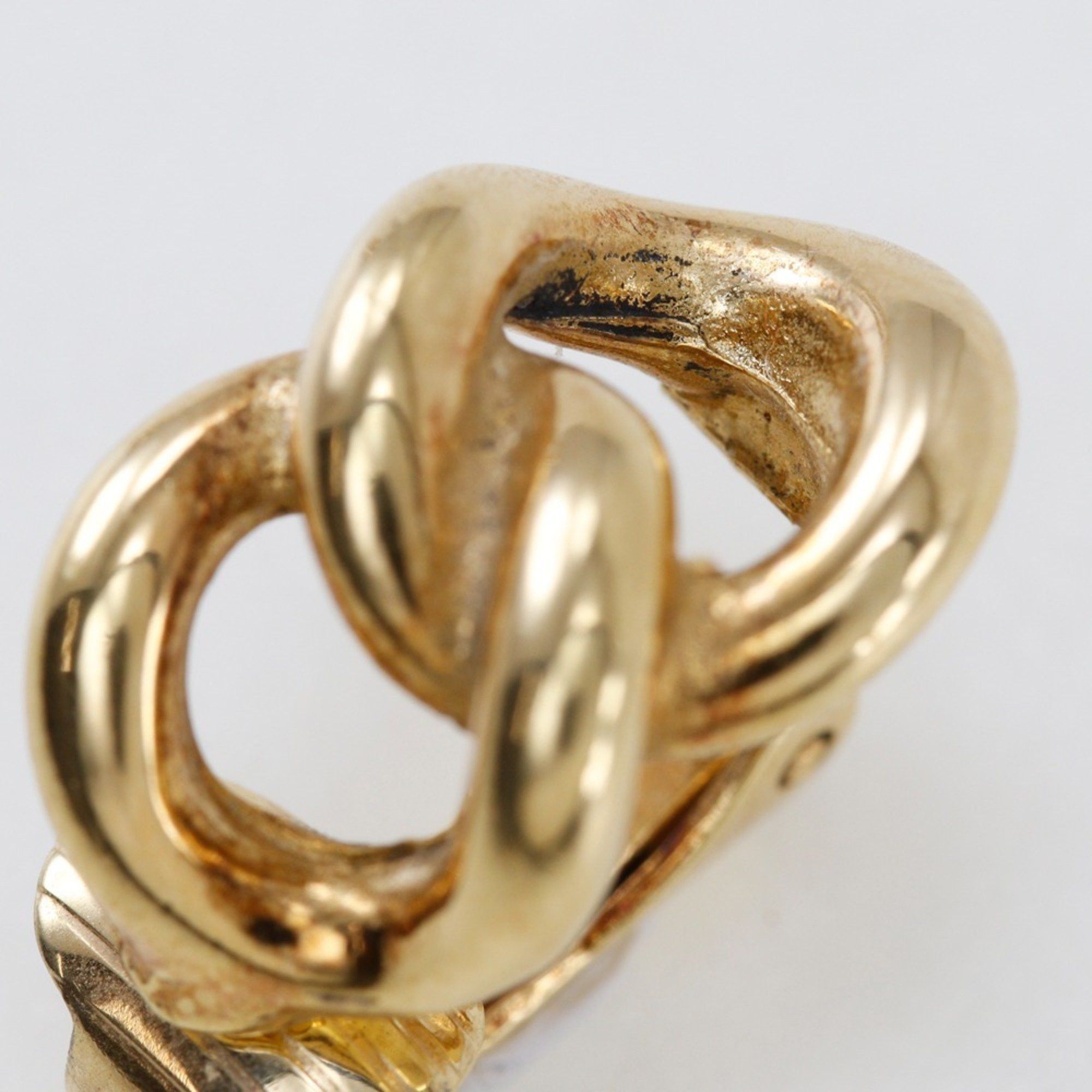 Dior Christian Dior Earrings Gold Plated Made in Germany Approx. 5.2g Women's Size ONE SIZE - 5 Thumbnail