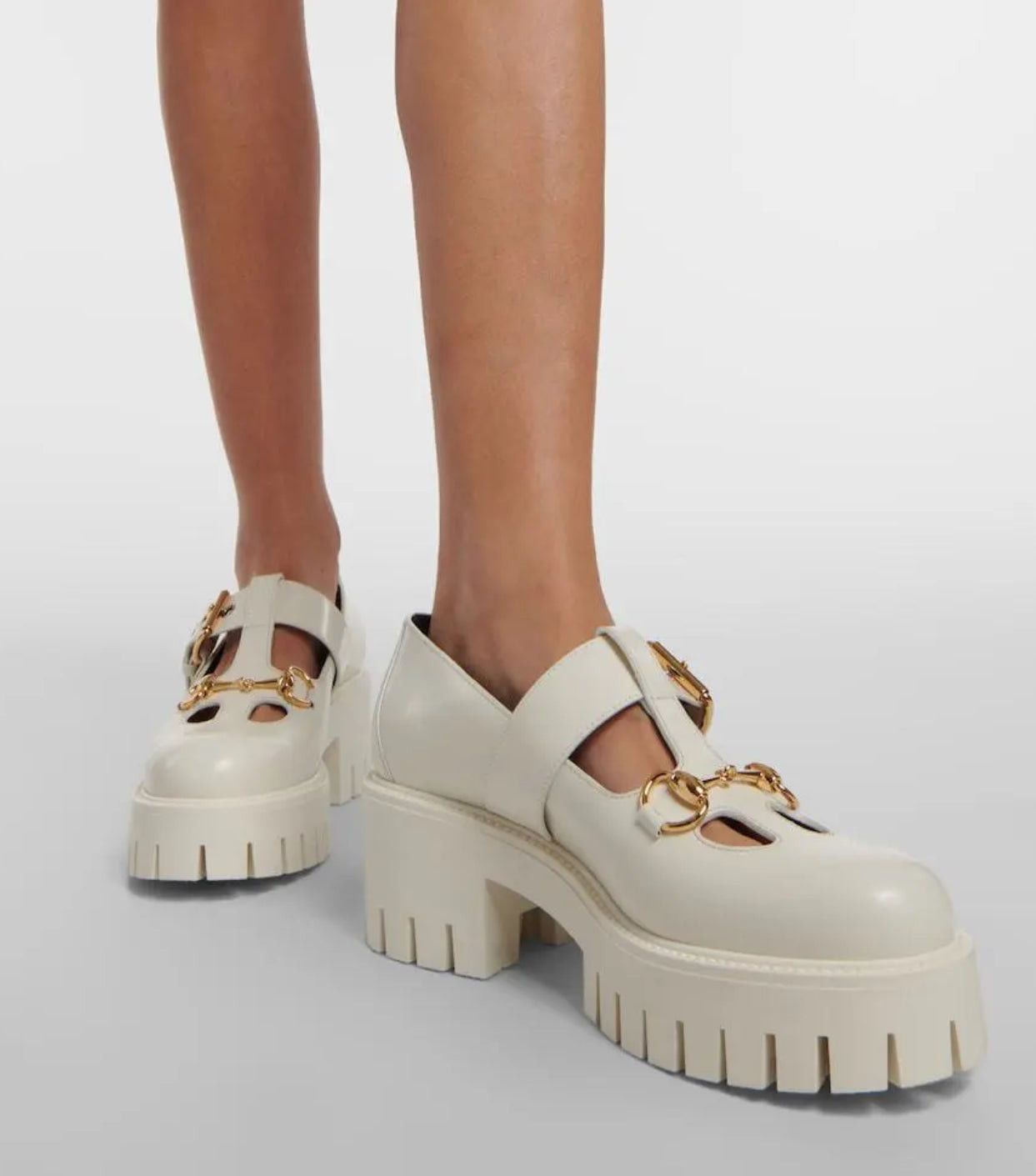 Gucci Gucci Horsebit Mary Jane Platform Loafers SIZE 41 Size ONE SIZE - 4 Thumbnail