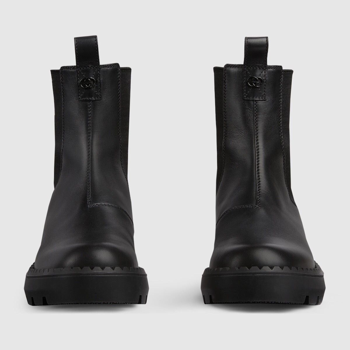 Gucci Gucci Interlocking G Bicolor Lug Sole Ankle Boots SIZE 37 Size ONE SIZE - 2 Thumbnail