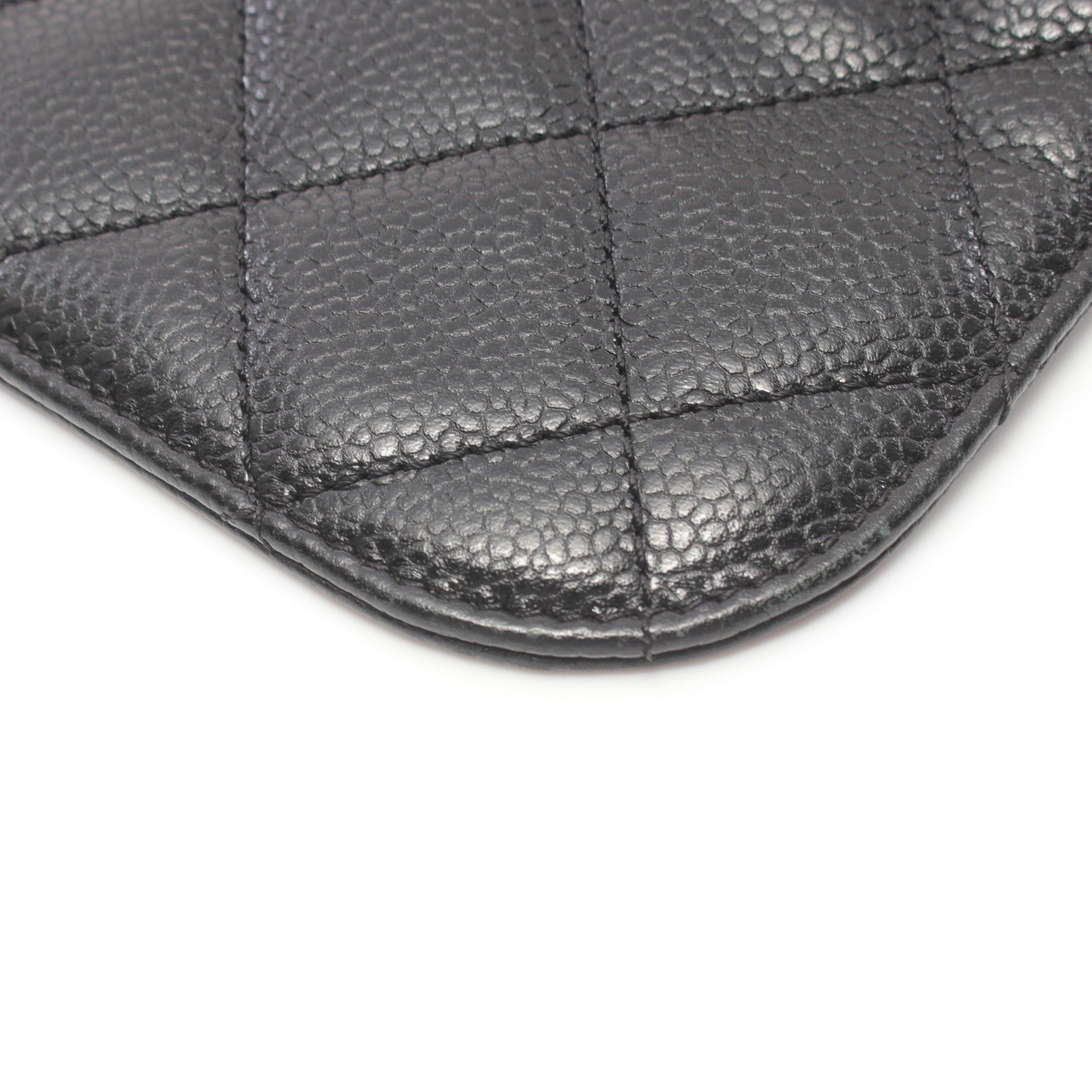 Chanel Chanel Matelasse Chain Shoulder Bag Caviar Skin Black Gold Hardware Size ONE SIZE - 10 Thumbnail