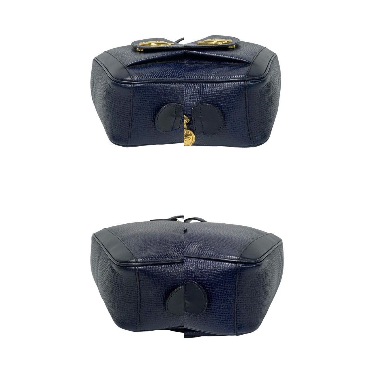 Dior Dior Shoulder Bag Navy Leather Size ONE SIZE - 7 Thumbnail