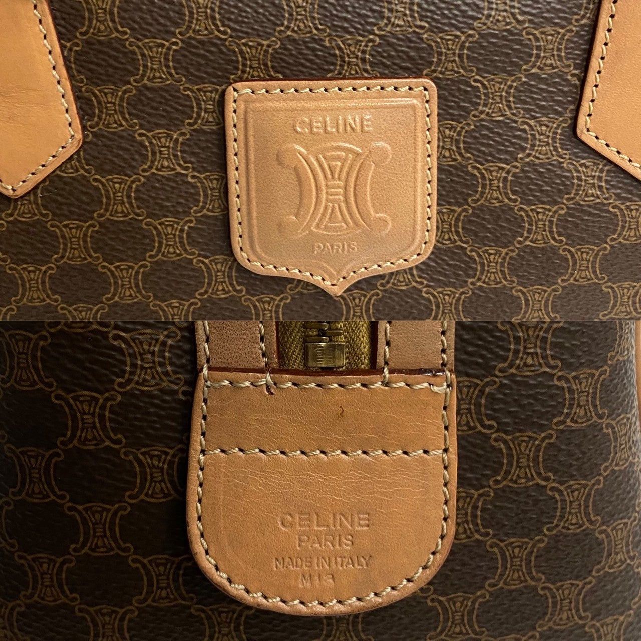 Celine Celine Handbag Brown Leather Size ONE SIZE - 3 Thumbnail