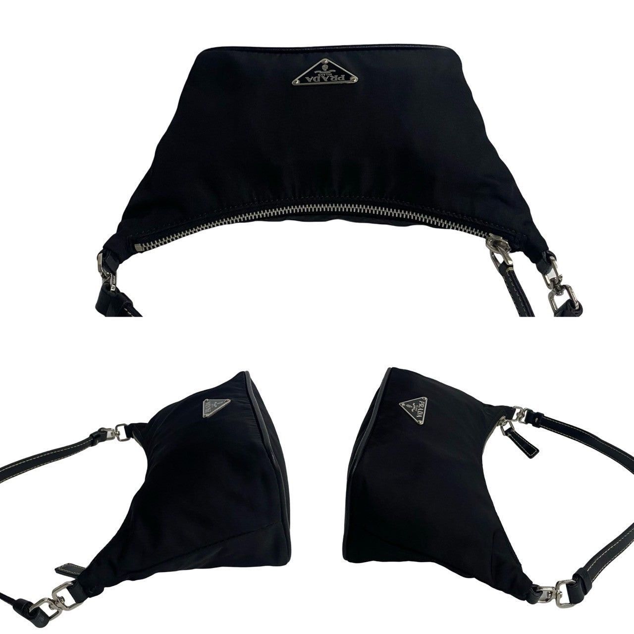 Prada Prada Handbag Black Nylon Size ONE SIZE - 5 Thumbnail