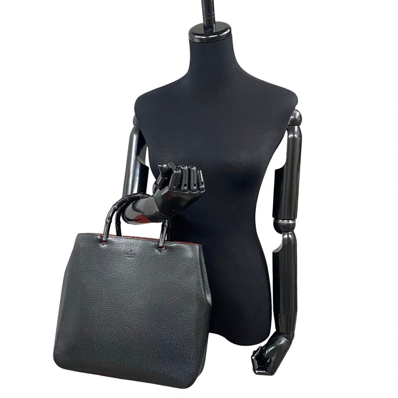 Gucci Gucci Handbag Black Leather Size ONE SIZE - 3 Thumbnail