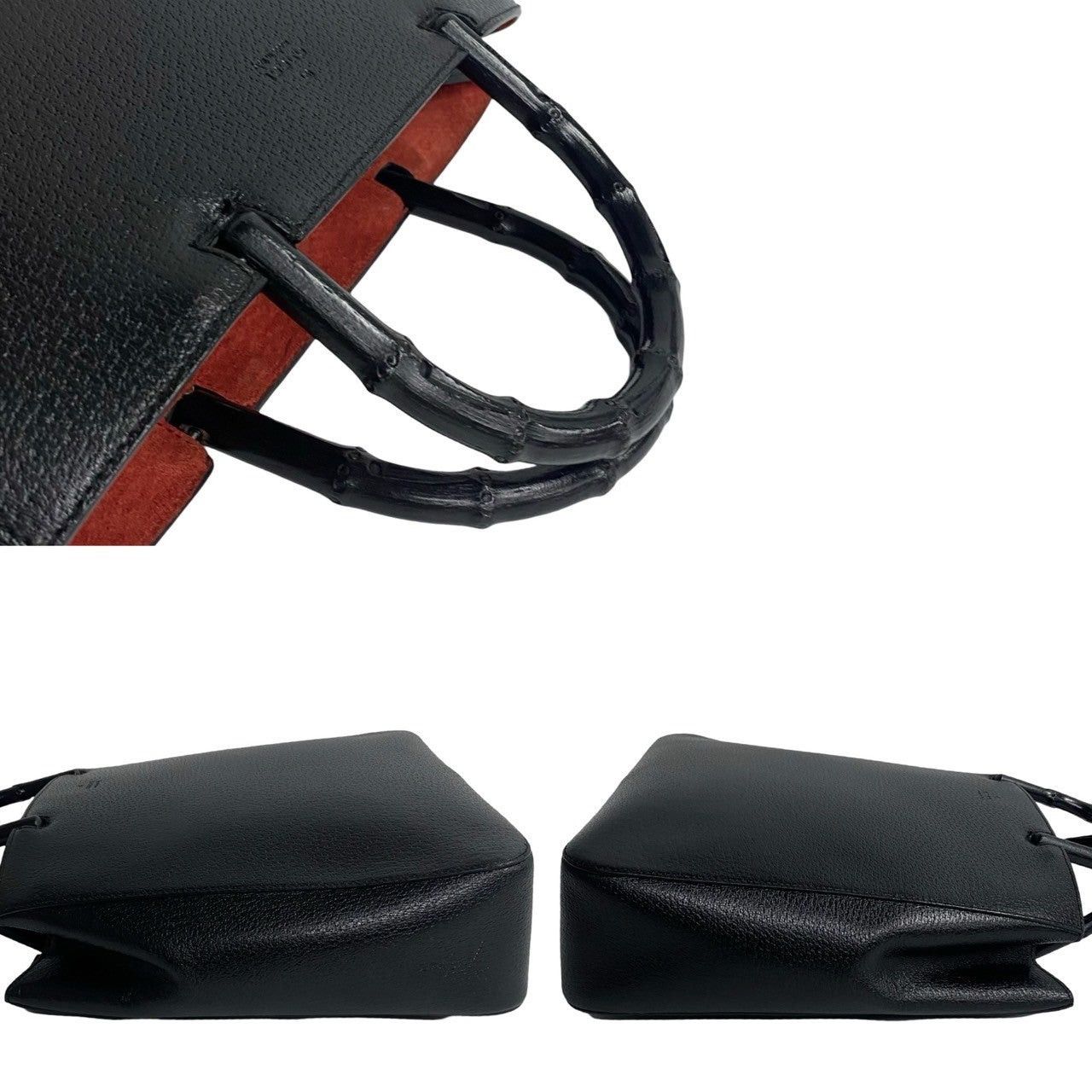 Gucci Gucci Handbag Black Leather Size ONE SIZE - 5 Thumbnail