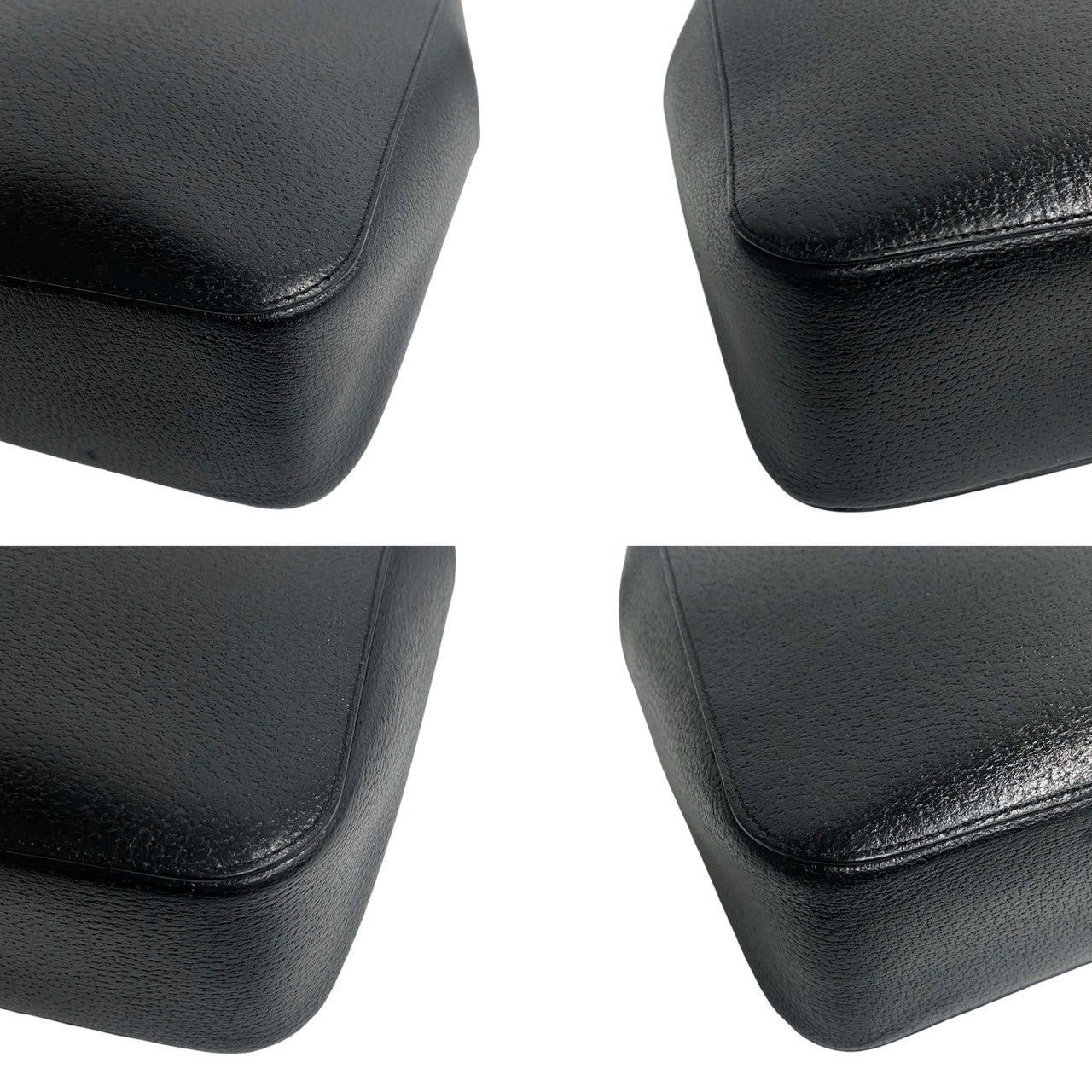 Gucci Gucci Handbag Black Leather Size ONE SIZE - 7 Thumbnail
