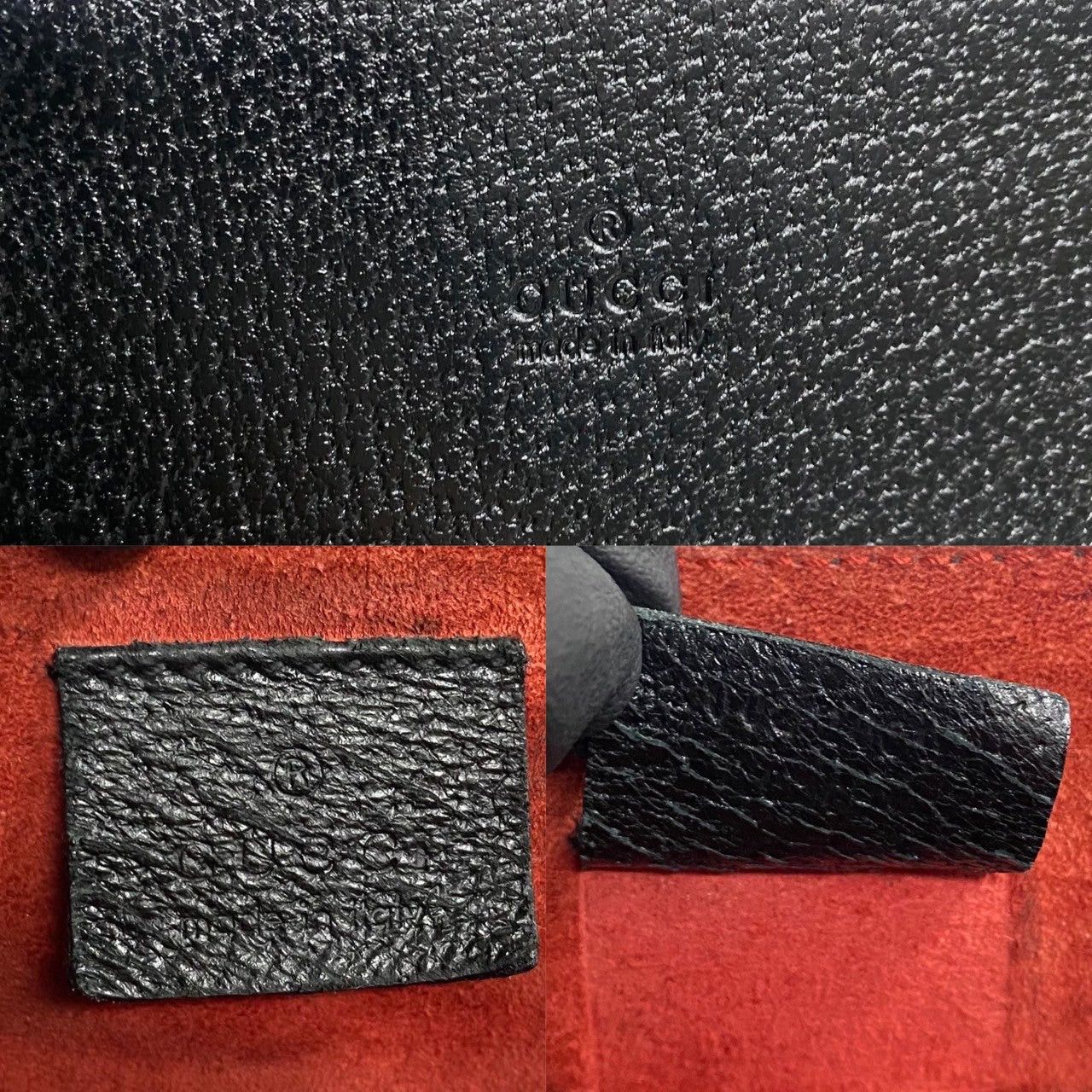Gucci Gucci Handbag Black Leather Size ONE SIZE - 2 Thumbnail