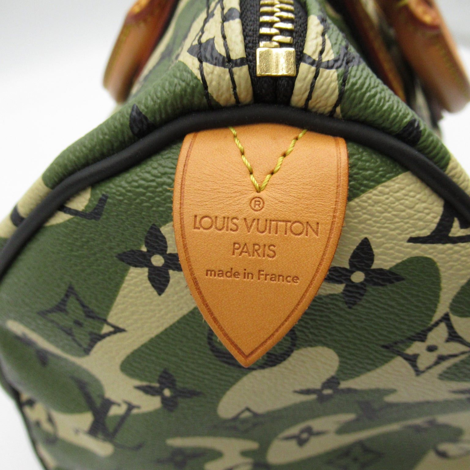 Louis Vuitton Louis Vuitton Speedy 35 Handbag Collaboration With Takashi Murakami Coated Canvas Monogram Flage Green Size ONE SIZE - 10 Thumbnail