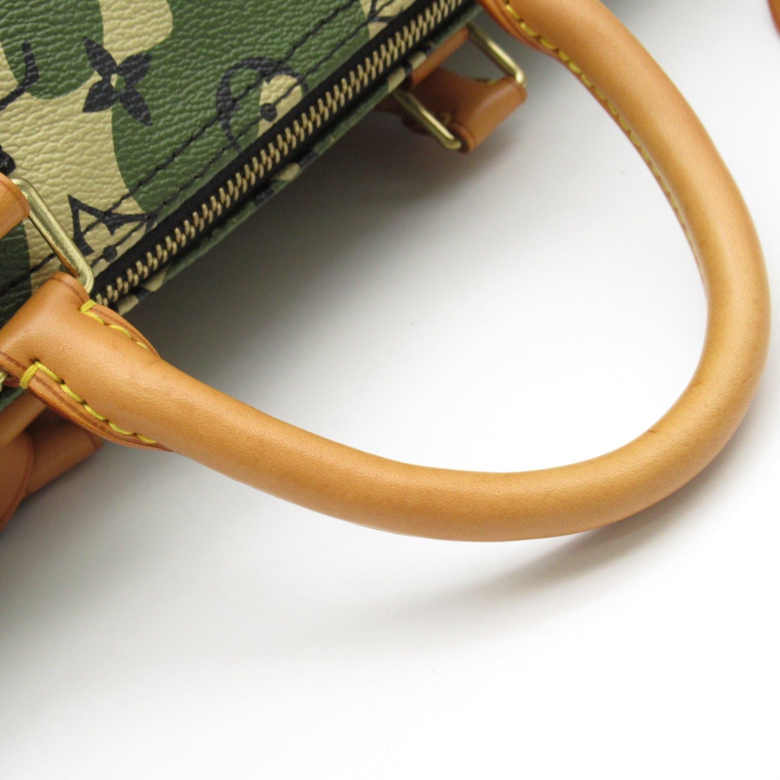 Louis Vuitton Louis Vuitton Speedy 35 Handbag Collaboration With Takashi Murakami Coated Canvas Monogram Flage Green Size ONE SIZE - 12 Thumbnail