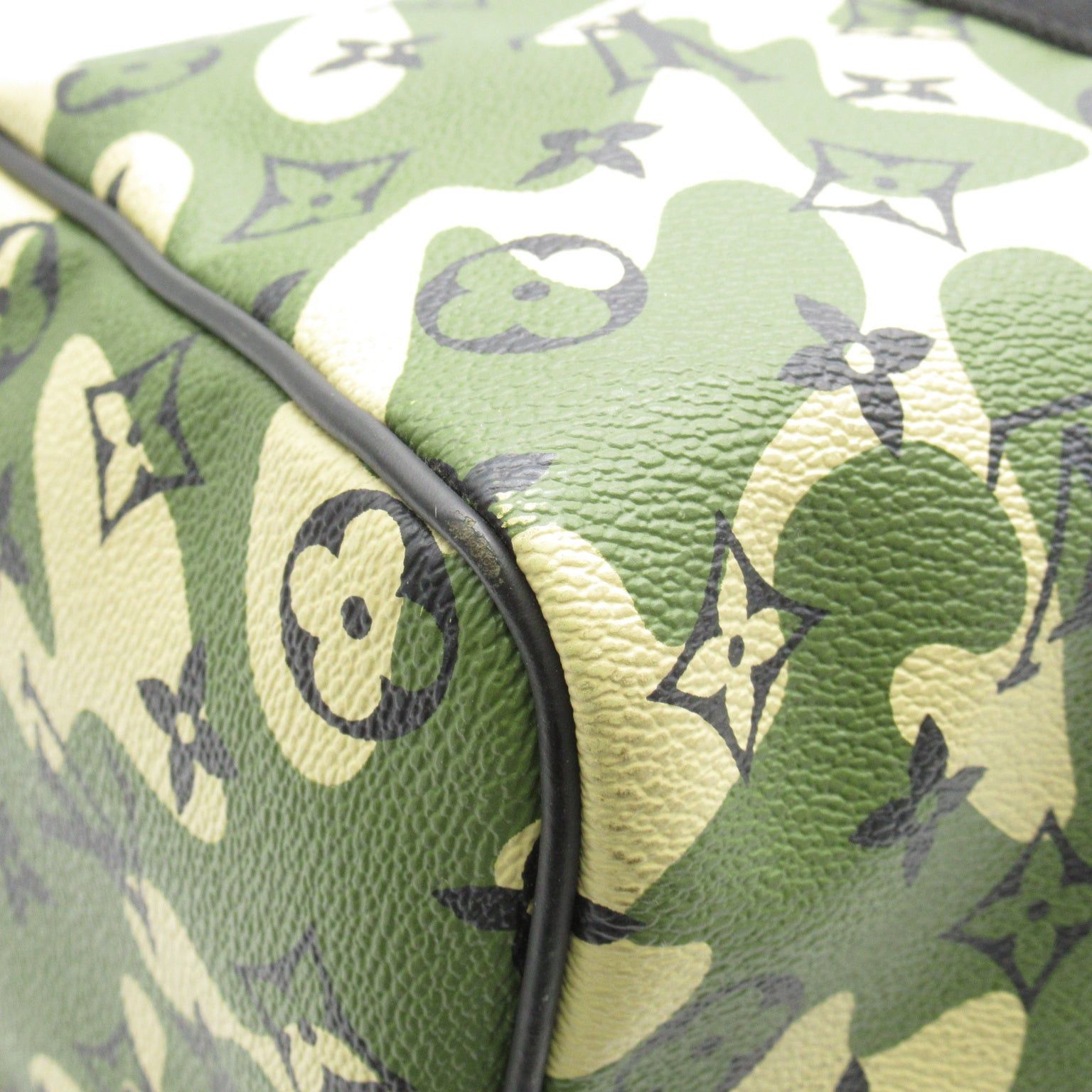 Louis Vuitton Louis Vuitton Speedy 35 Handbag Collaboration With Takashi Murakami Coated Canvas Monogram Flage Green Size ONE SIZE - 9 Thumbnail