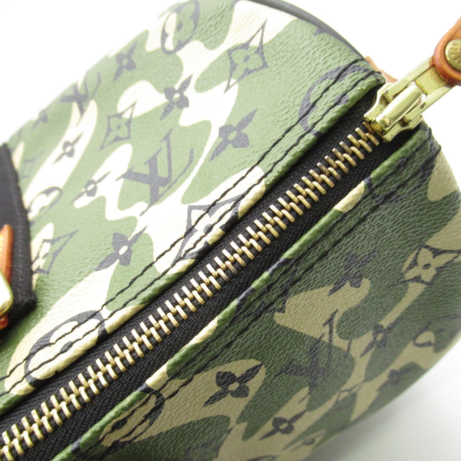 Louis Vuitton Louis Vuitton Speedy 35 Handbag Collaboration With Takashi Murakami Coated Canvas Monogram Flage Green Size ONE SIZE - 14 Thumbnail
