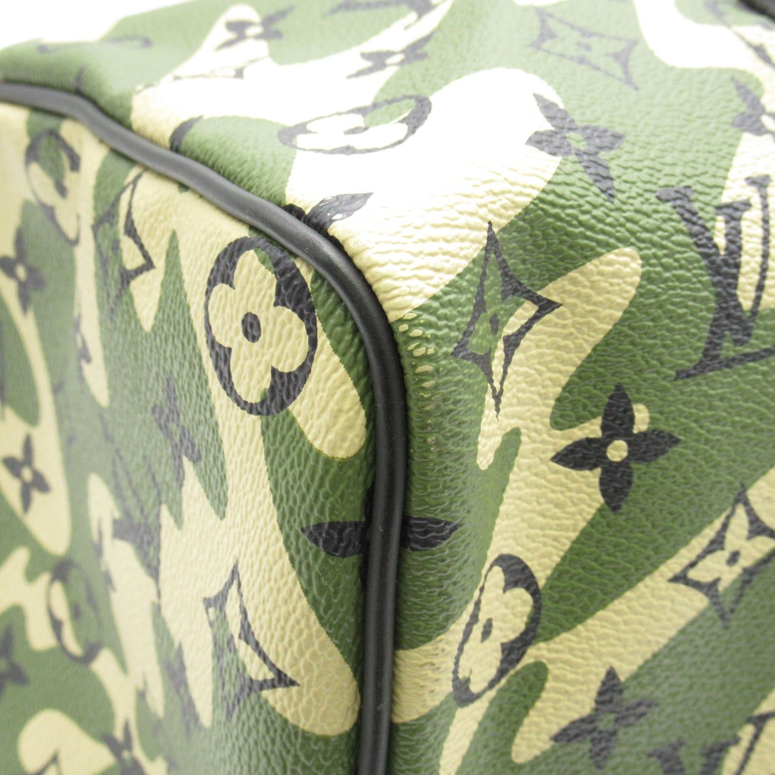 Louis Vuitton Louis Vuitton Speedy 35 Handbag Collaboration With Takashi Murakami Coated Canvas Monogram Flage Green Size ONE SIZE - 7 Thumbnail