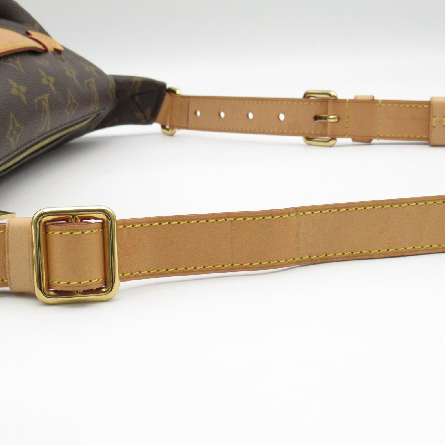 Louis Vuitton Louis Vuitton Bum Bag Shoulder Coated Canvas Monogram Black Size ONE SIZE - 12 Thumbnail