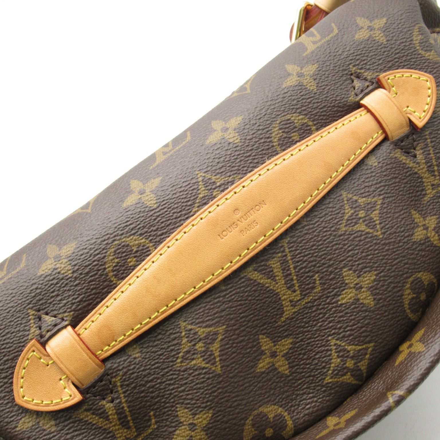 Louis Vuitton Louis Vuitton Bum Bag Shoulder Coated Canvas Monogram Black Size ONE SIZE - 10 Thumbnail