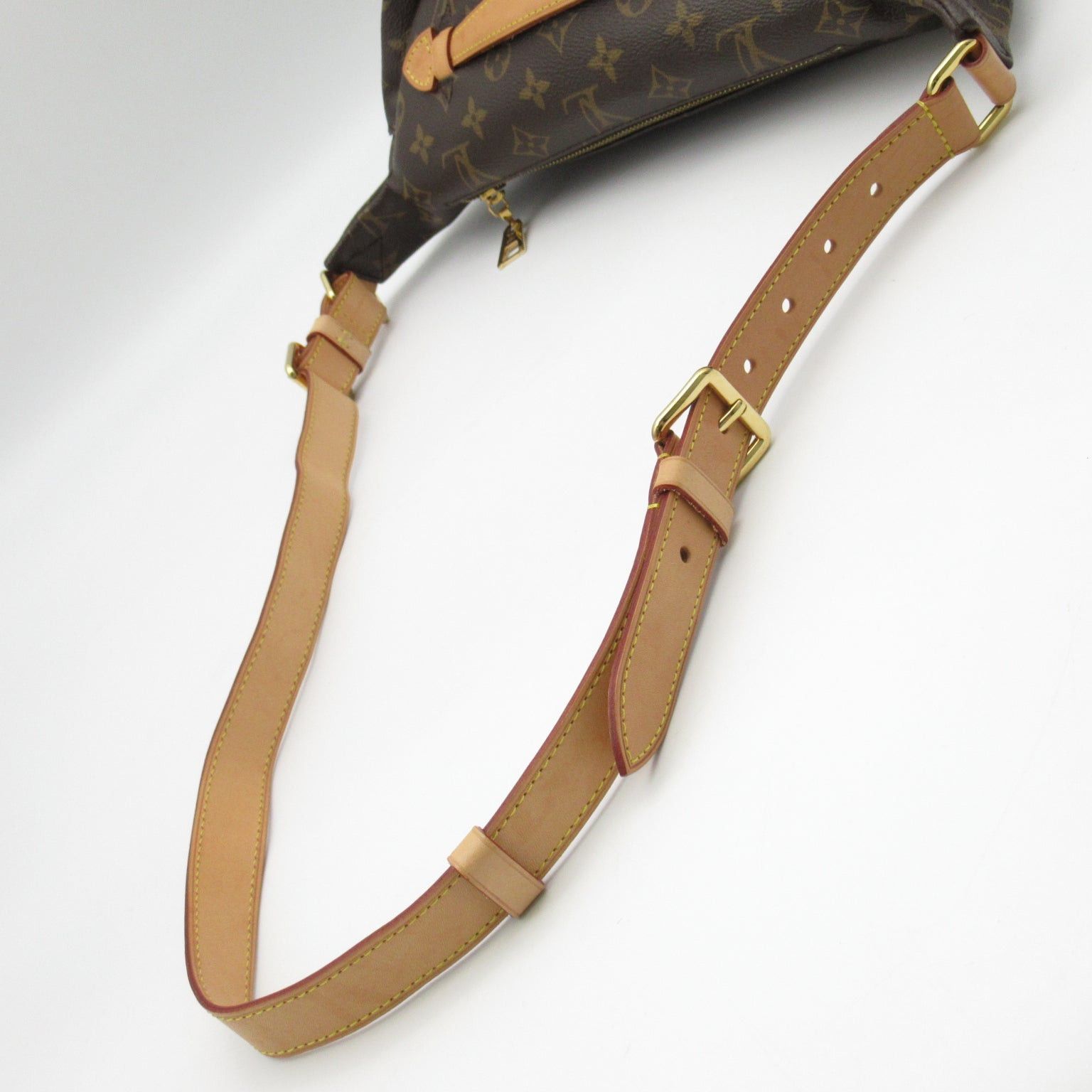 Louis Vuitton Louis Vuitton Bum Bag Shoulder Coated Canvas Monogram Black Size ONE SIZE - 11 Thumbnail