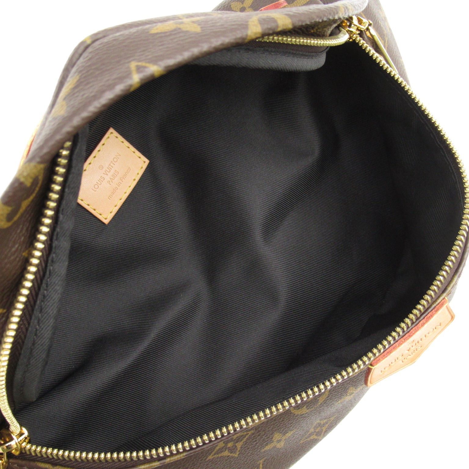 Louis Vuitton Louis Vuitton Bum Bag Shoulder Coated Canvas Monogram Black Size ONE SIZE - 4 Thumbnail