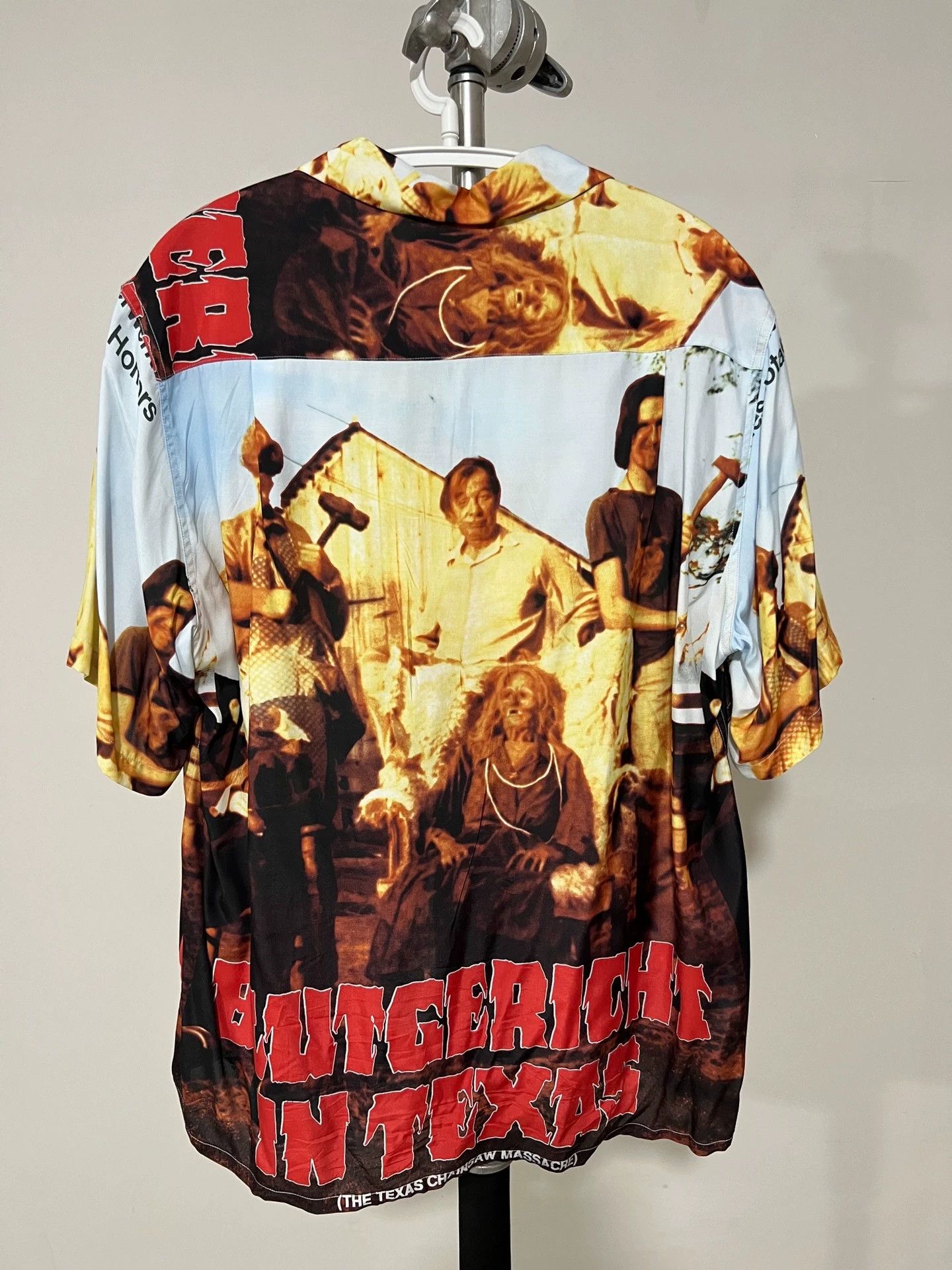WACKO MARIA TEXAS CHAINSAW DEMON MADMAN HAWAIIAN PRINT SHORT