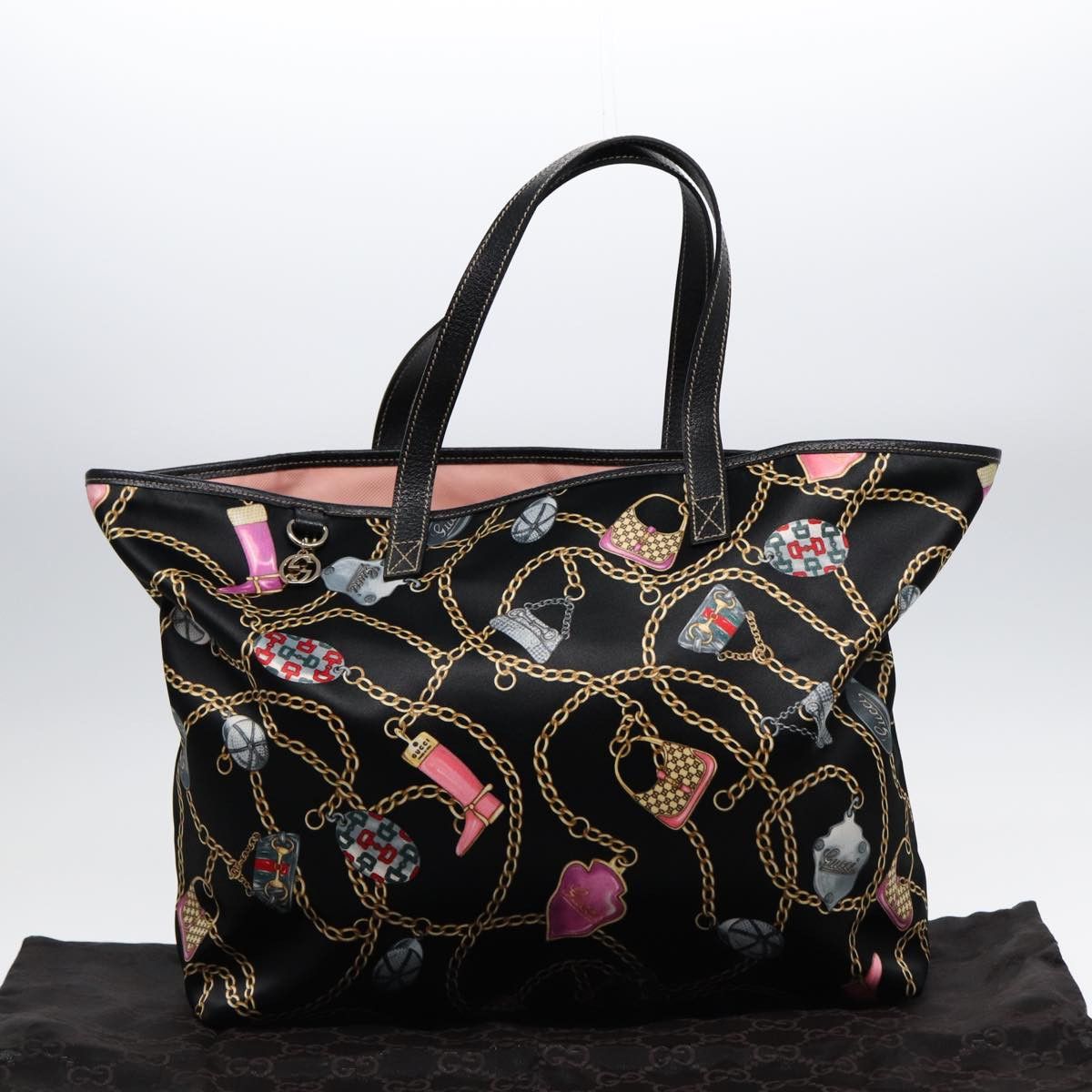 Gucci Print Multicolour Silk Tote Bag (Pre-Owned) Size ONE SIZE - 15 Thumbnail