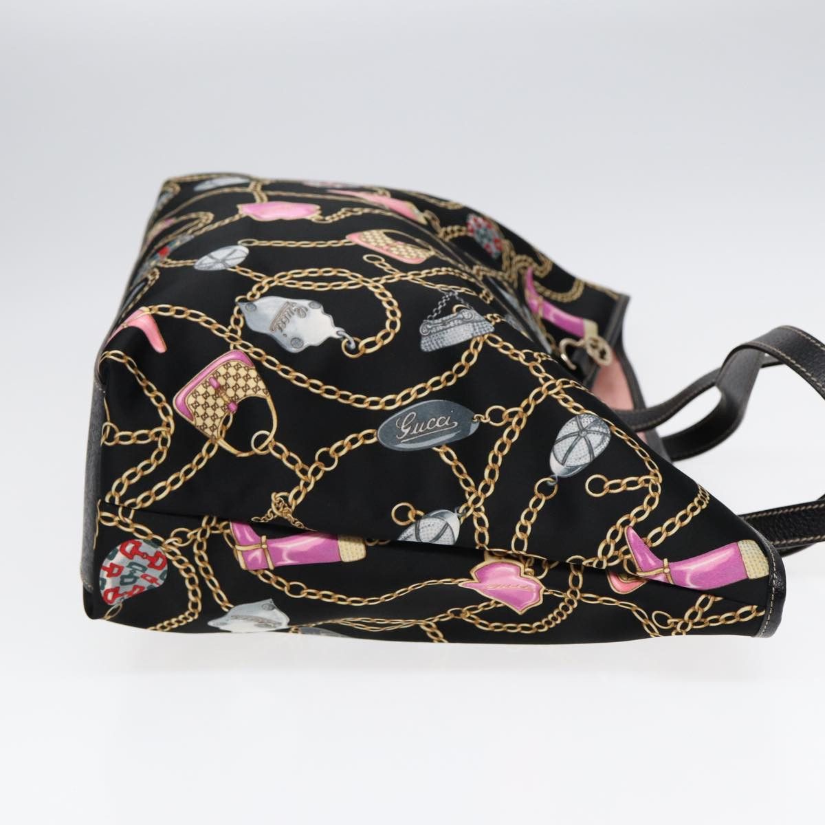 Gucci Print Multicolour Silk Tote Bag (Pre-Owned) Size ONE SIZE - 4 Thumbnail