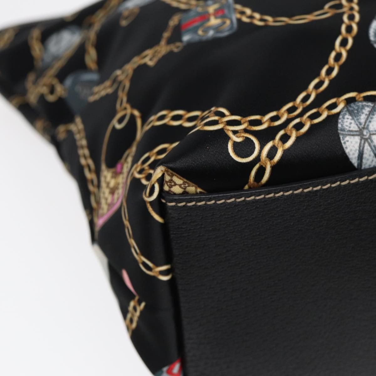 Gucci Print Multicolour Silk Tote Bag (Pre-Owned) Size ONE SIZE - 8 Thumbnail