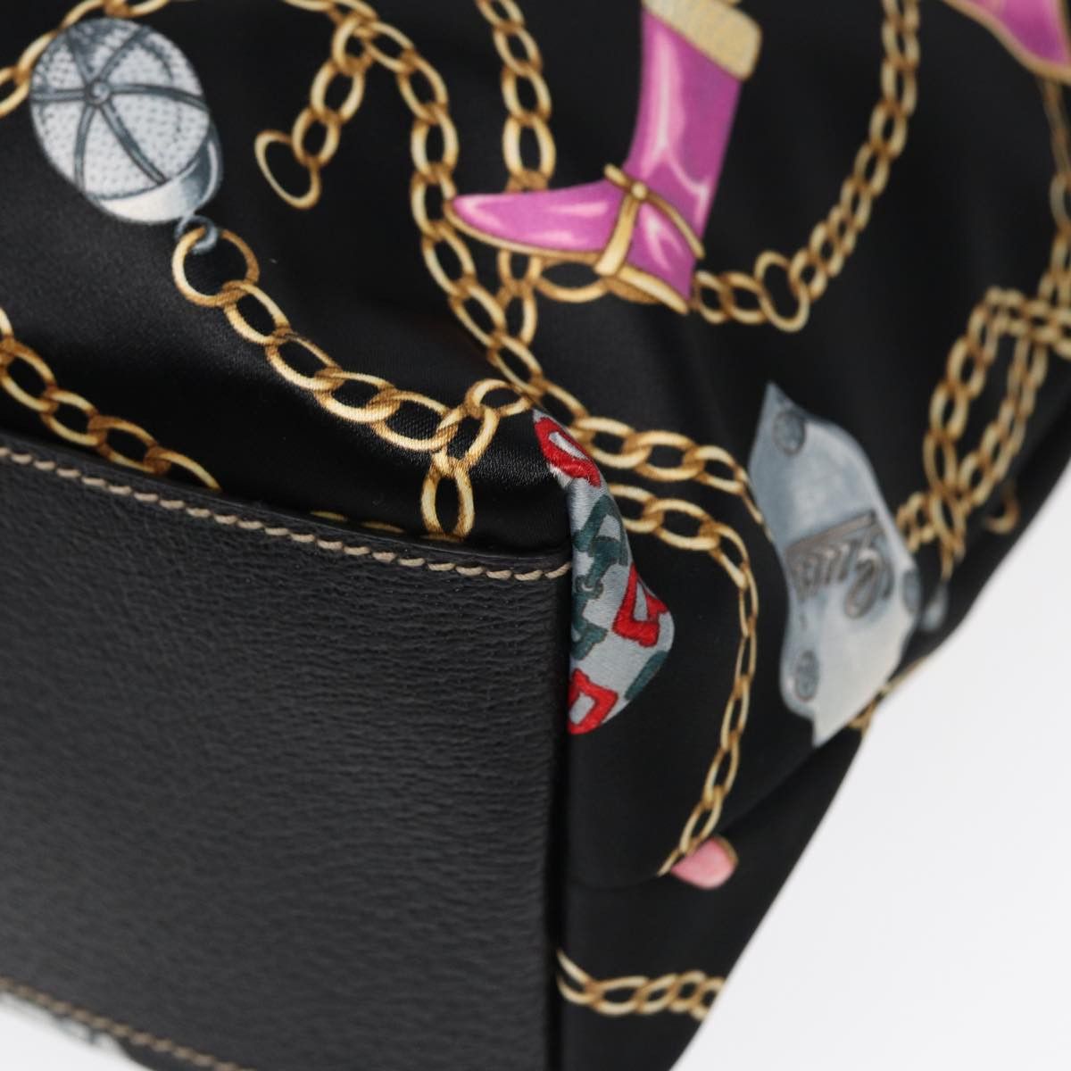 Gucci Print Multicolour Silk Tote Bag (Pre-Owned) Size ONE SIZE - 7 Thumbnail