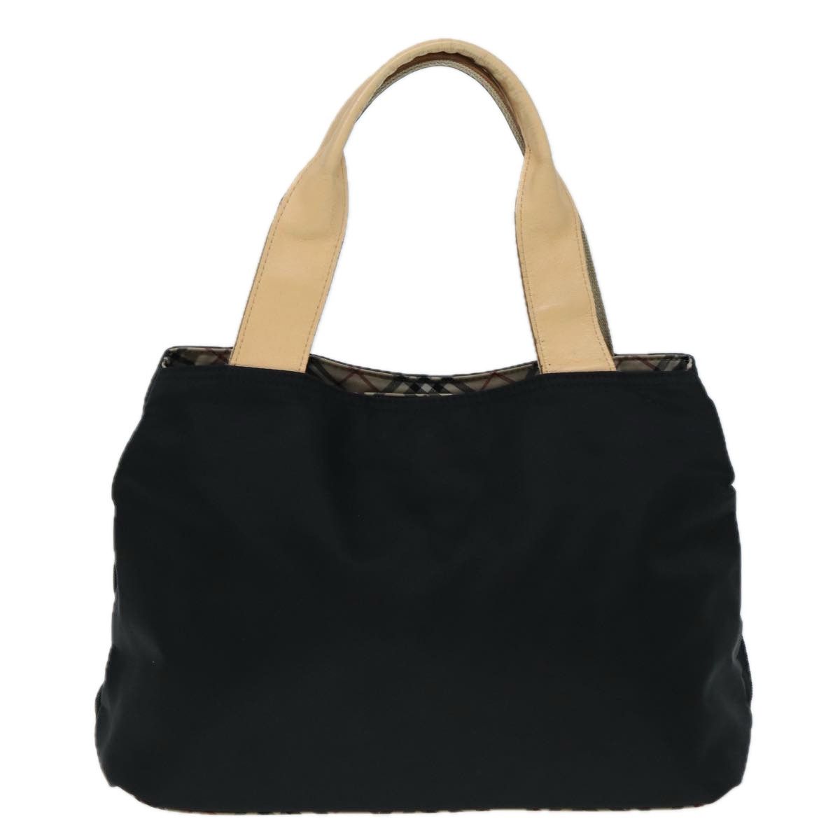 Burberry Nova Check Black Synthetic Tote Bag (Pre-Owned) Size ONE SIZE - 2 Thumbnail