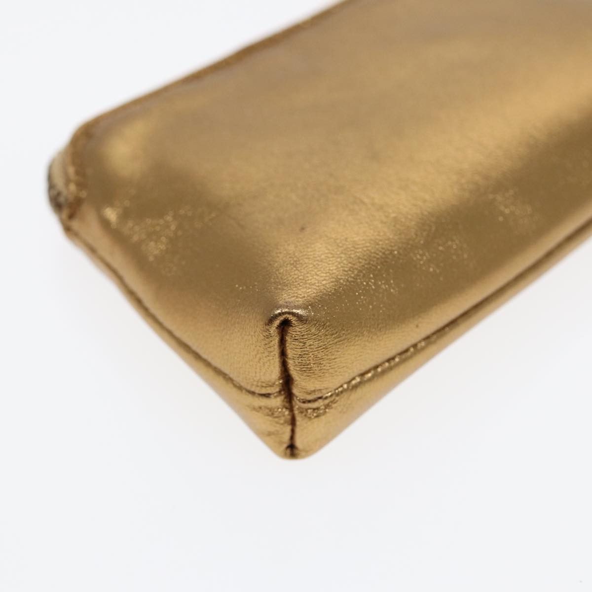 Salvatore Ferragamo Gancini Gold Leather Wallet (Pre-Owned) Size ONE SIZE - 12 Thumbnail