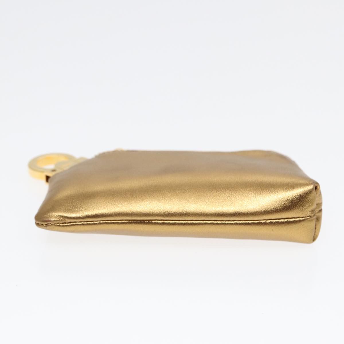 Salvatore Ferragamo Gancini Gold Leather Wallet (Pre-Owned) Size ONE SIZE - 10 Thumbnail