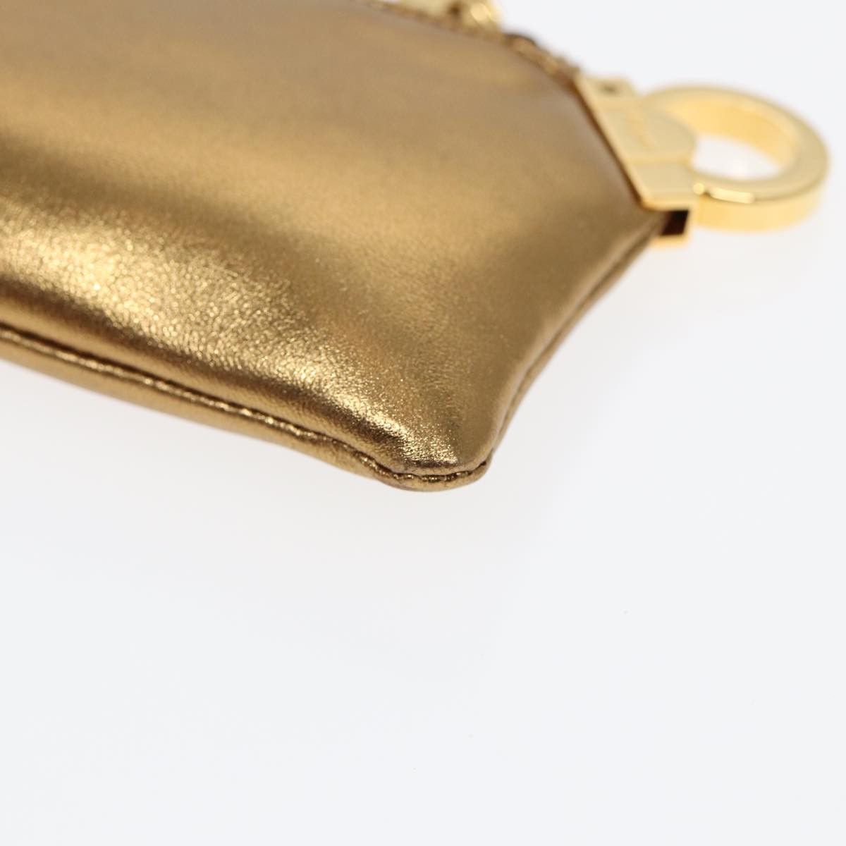 Salvatore Ferragamo Gancini Gold Leather Wallet (Pre-Owned) Size ONE SIZE - 15 Thumbnail