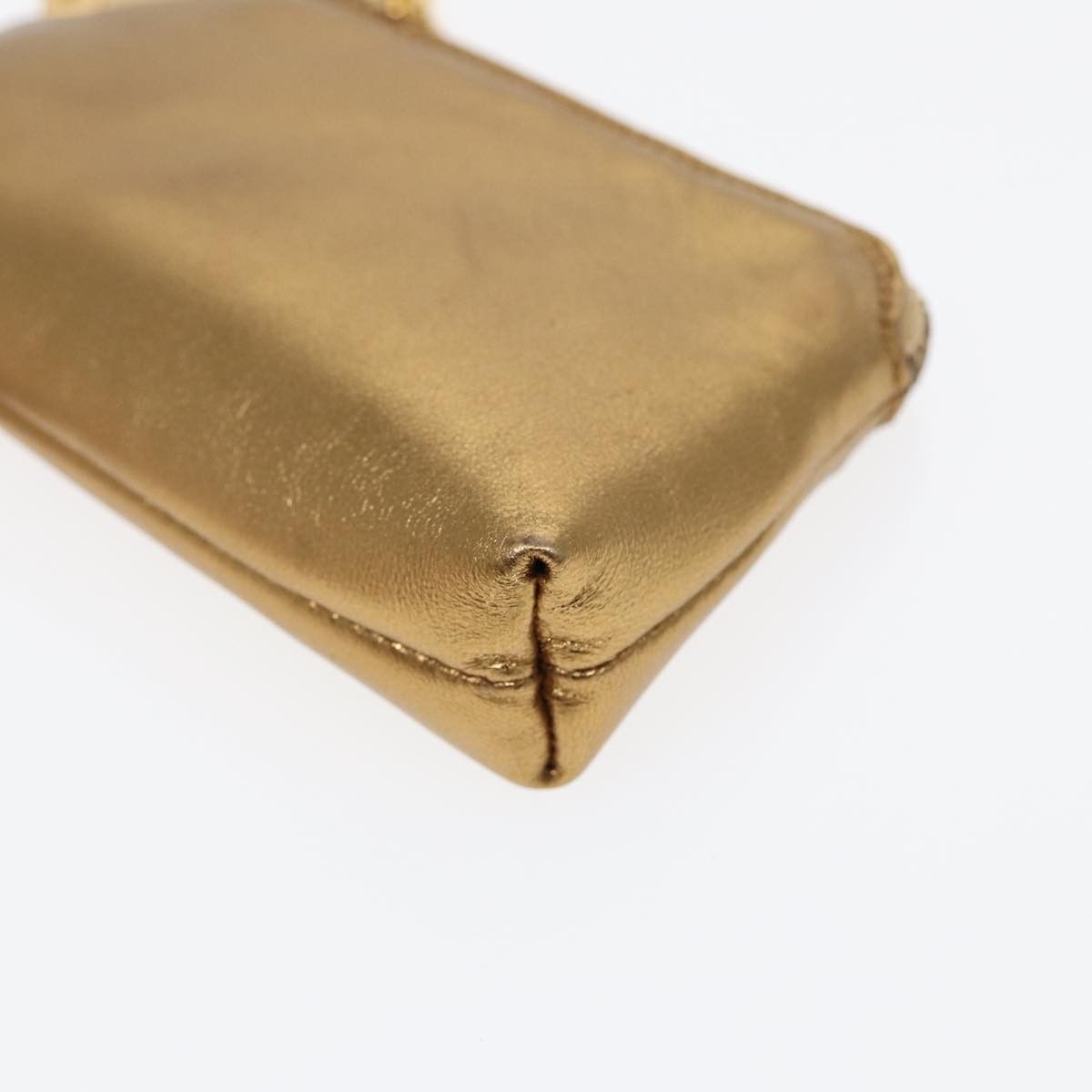 Salvatore Ferragamo Gancini Gold Leather Wallet (Pre-Owned) Size ONE SIZE - 4 Thumbnail